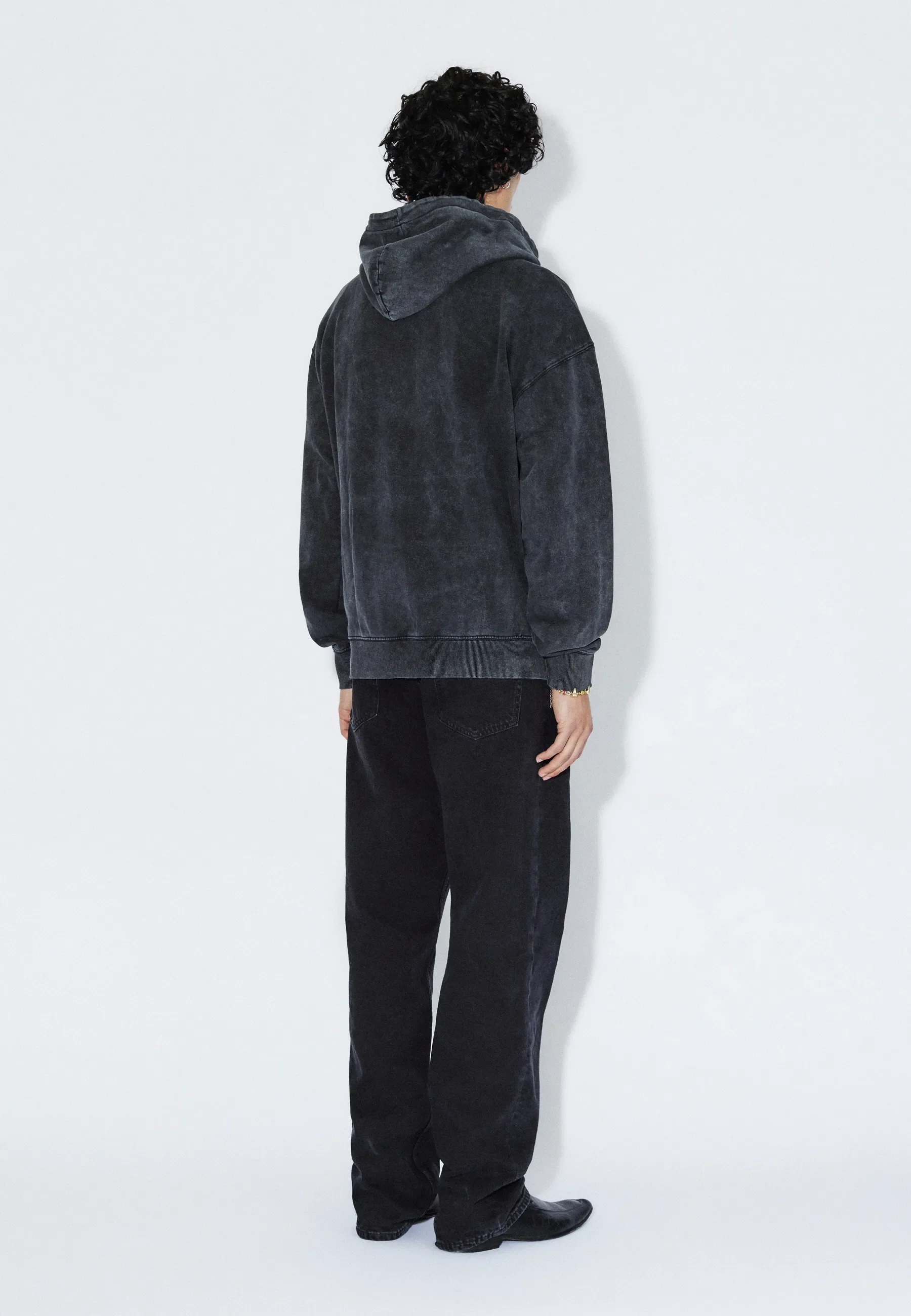 Aiden Hoodie - Washed Black Utopia - Image 3