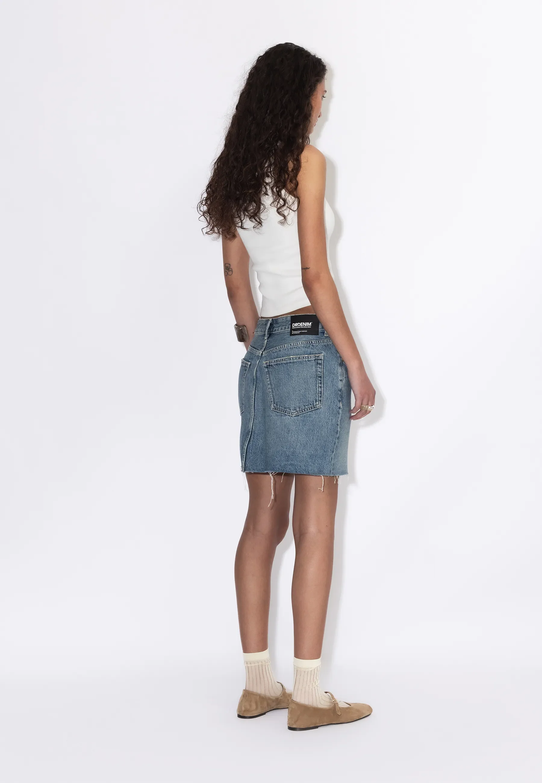 Ara Skirt - Drift Sky Used - Image 3