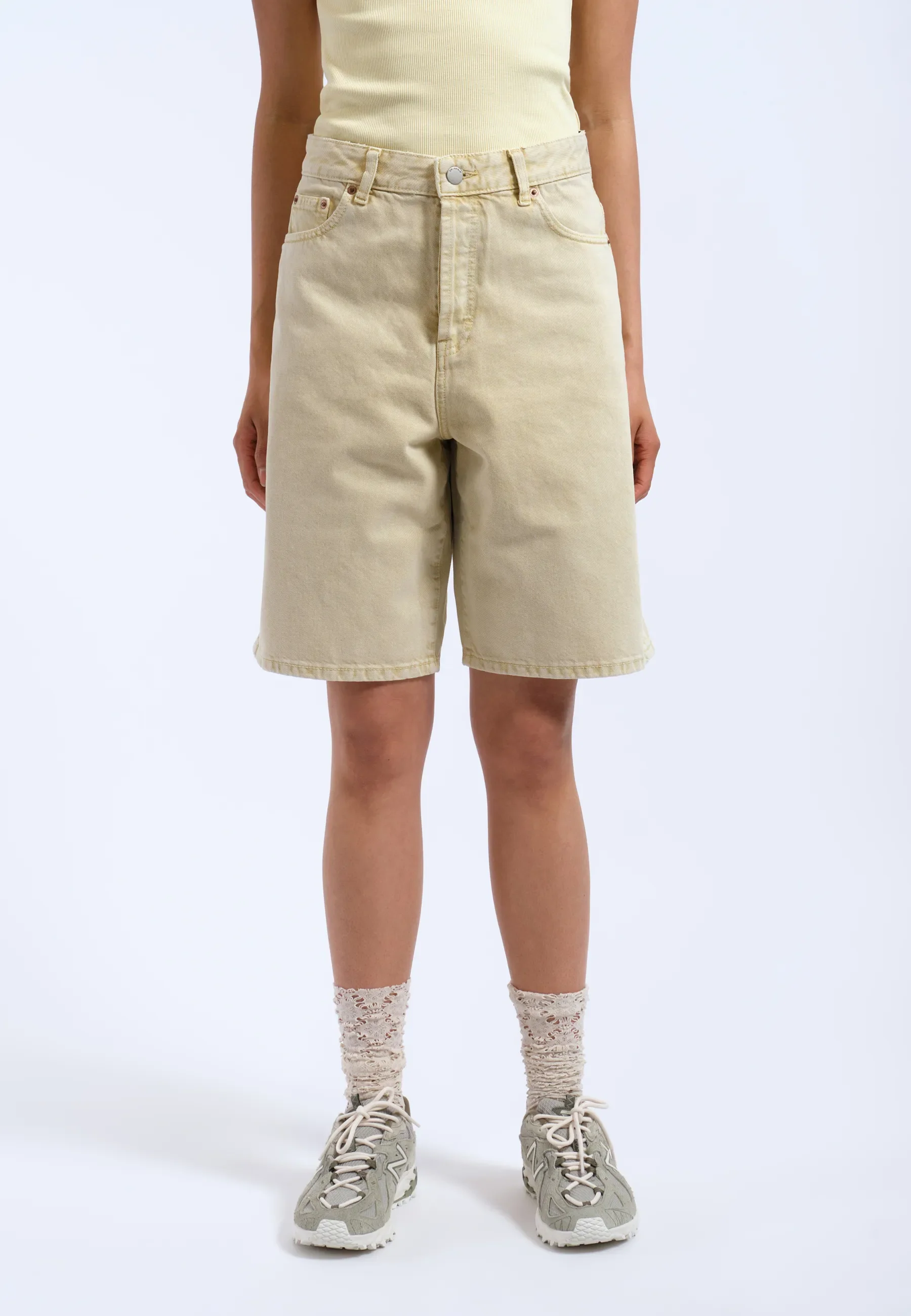 Bella Shorts - Buff Yellow - Image 4