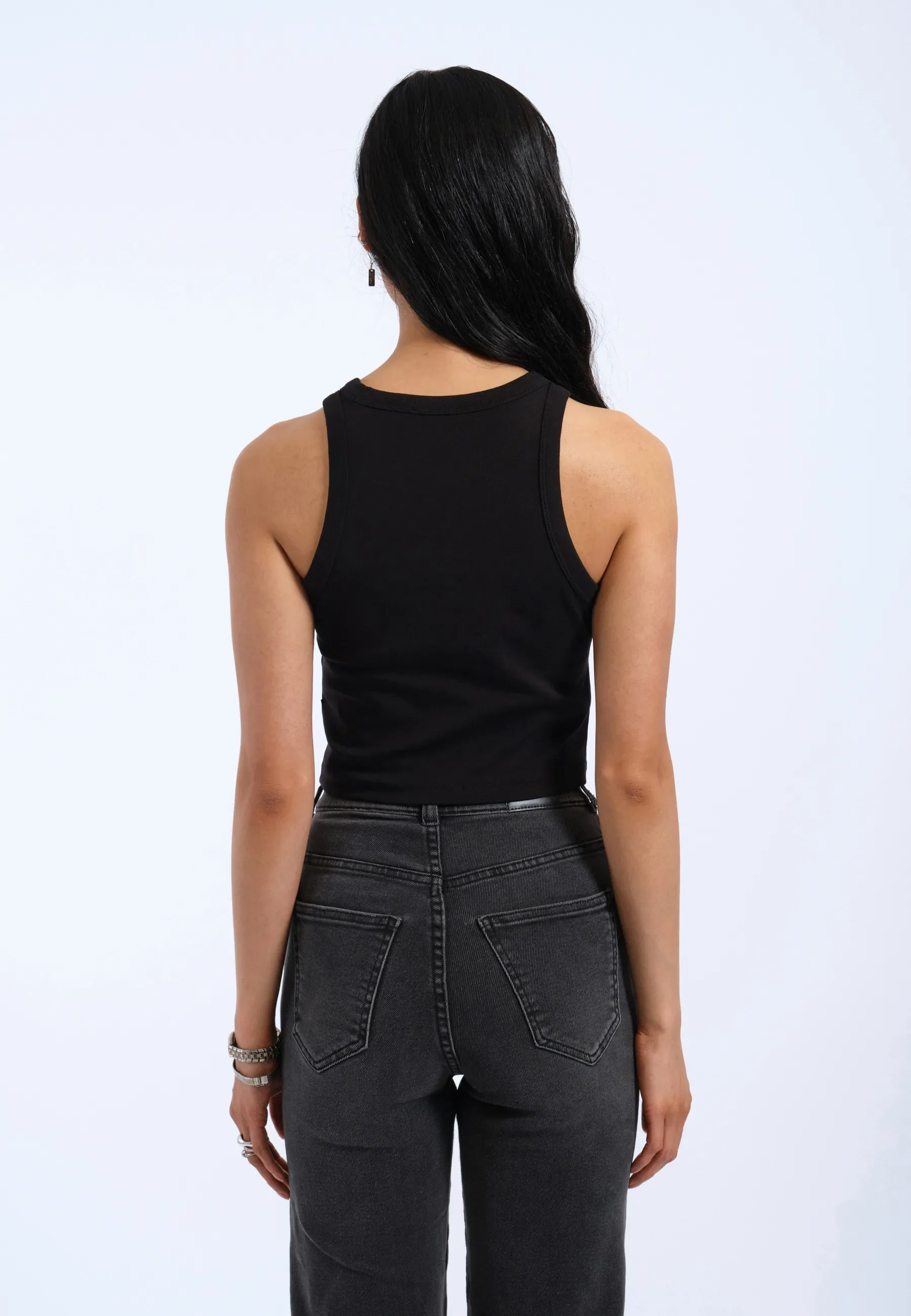 Bey Crop Top - Black - Image 9