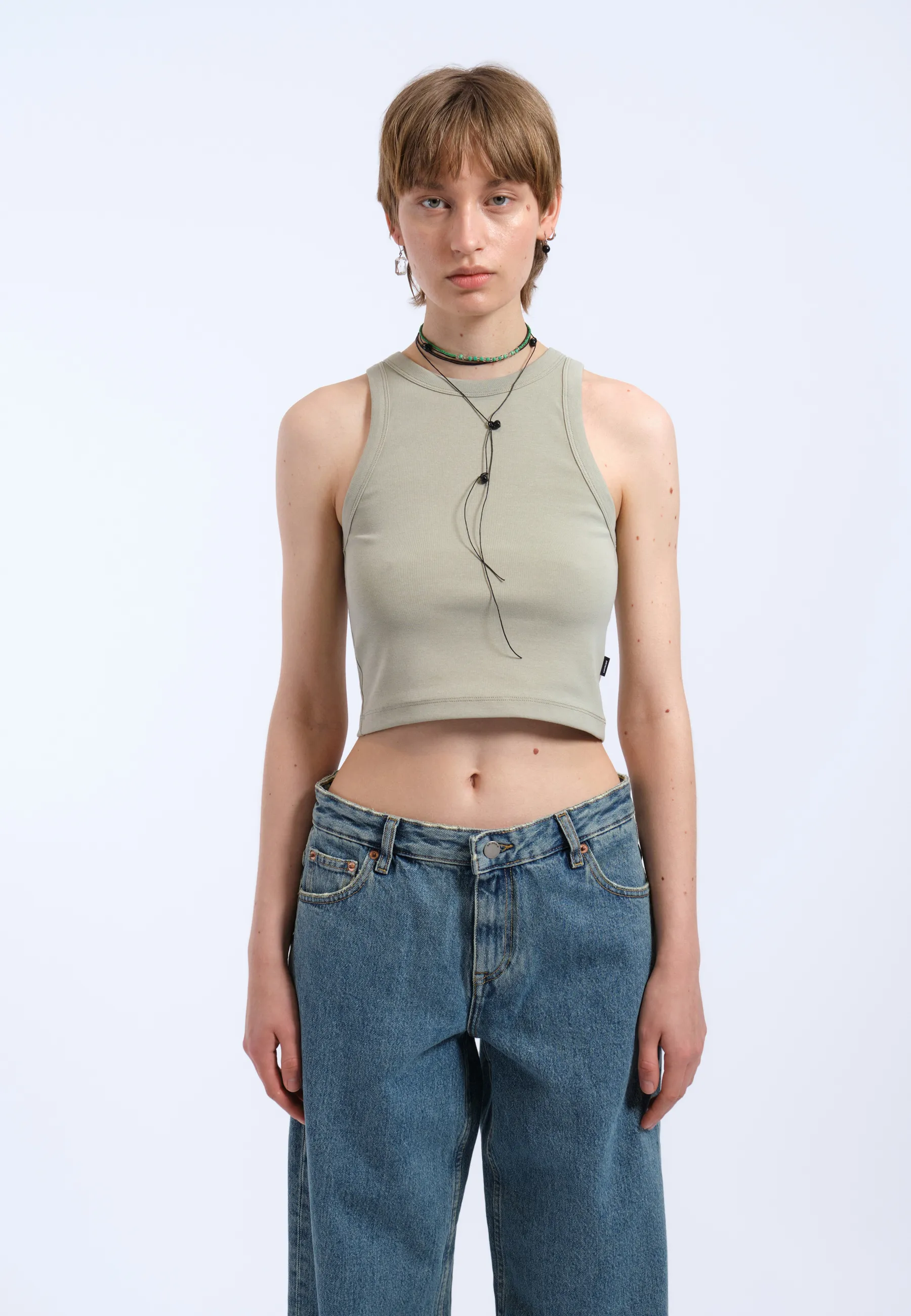 Bey Crop Top - Seagrass