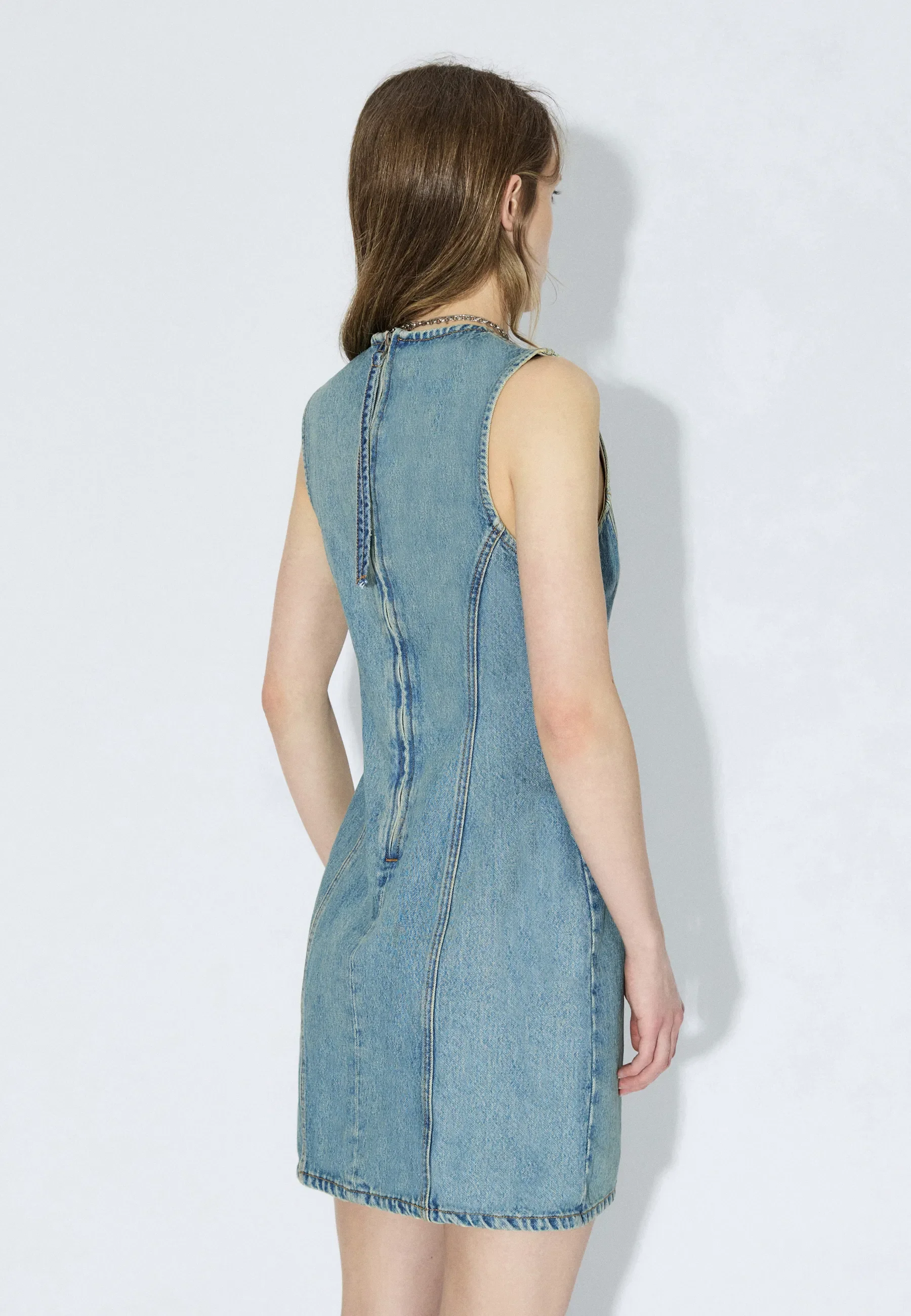 Calista Dress - Stream Sky Aged - Image 6