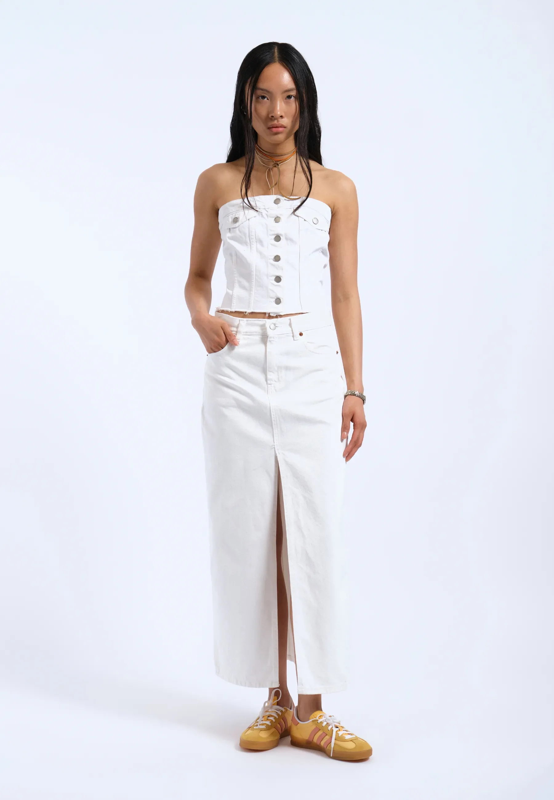 Carli Tube Top - White - Image 2