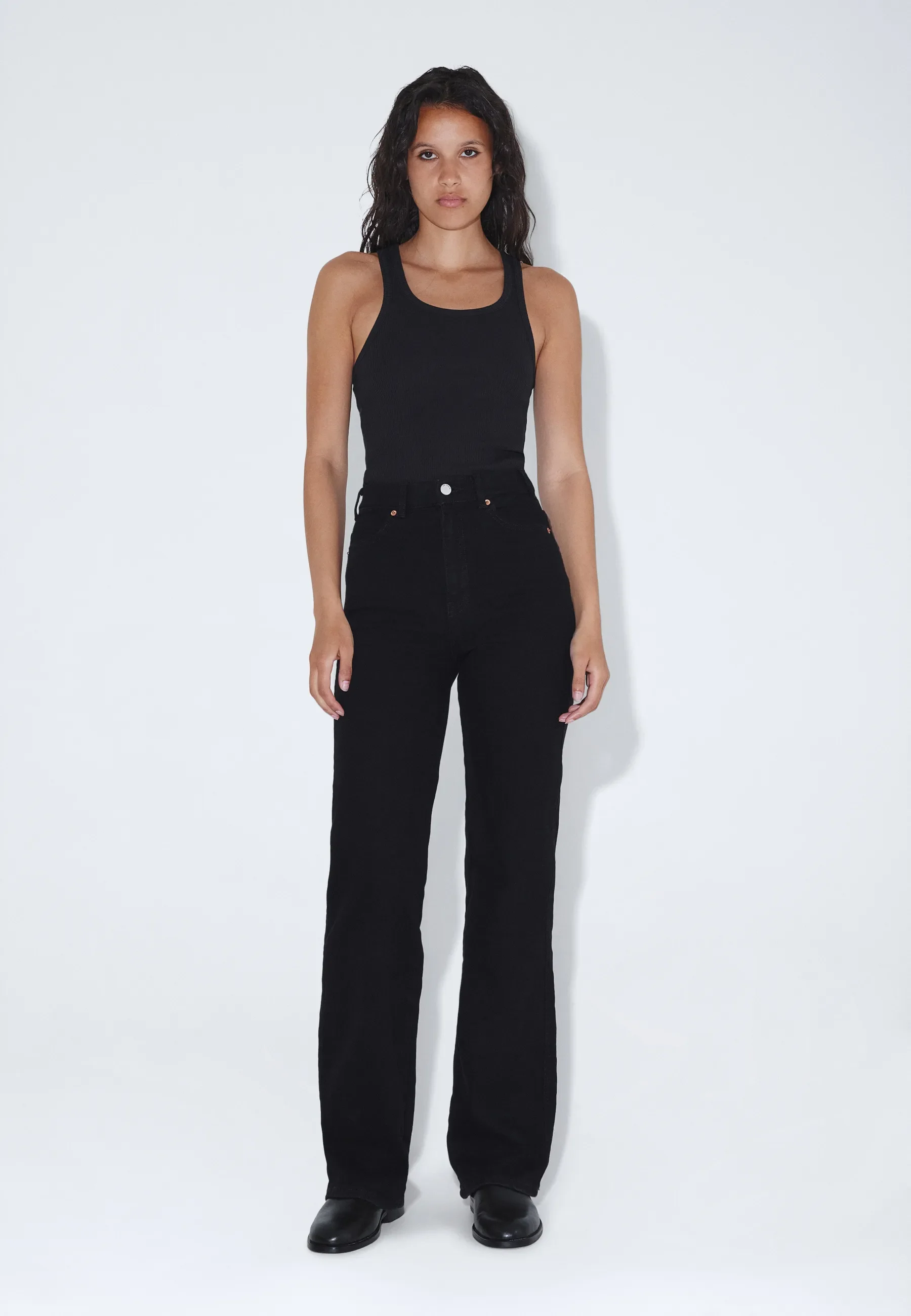 Demi Tank Top - Black - Image 6
