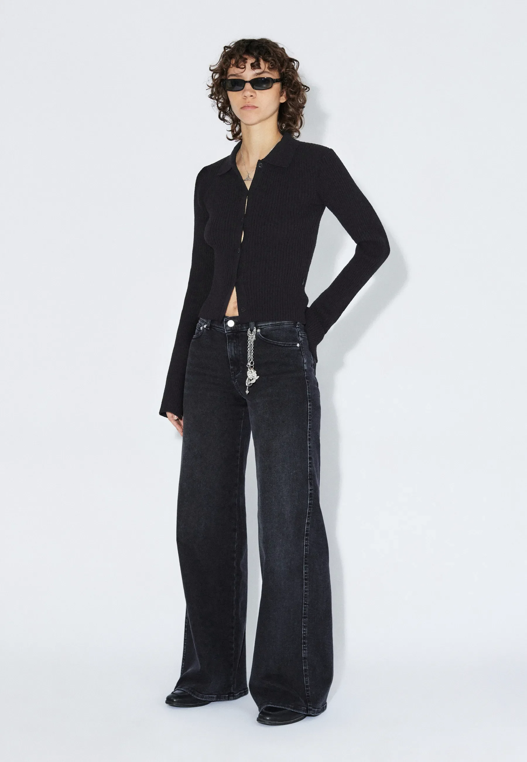 Eliza Knit Top - Black - Image 3