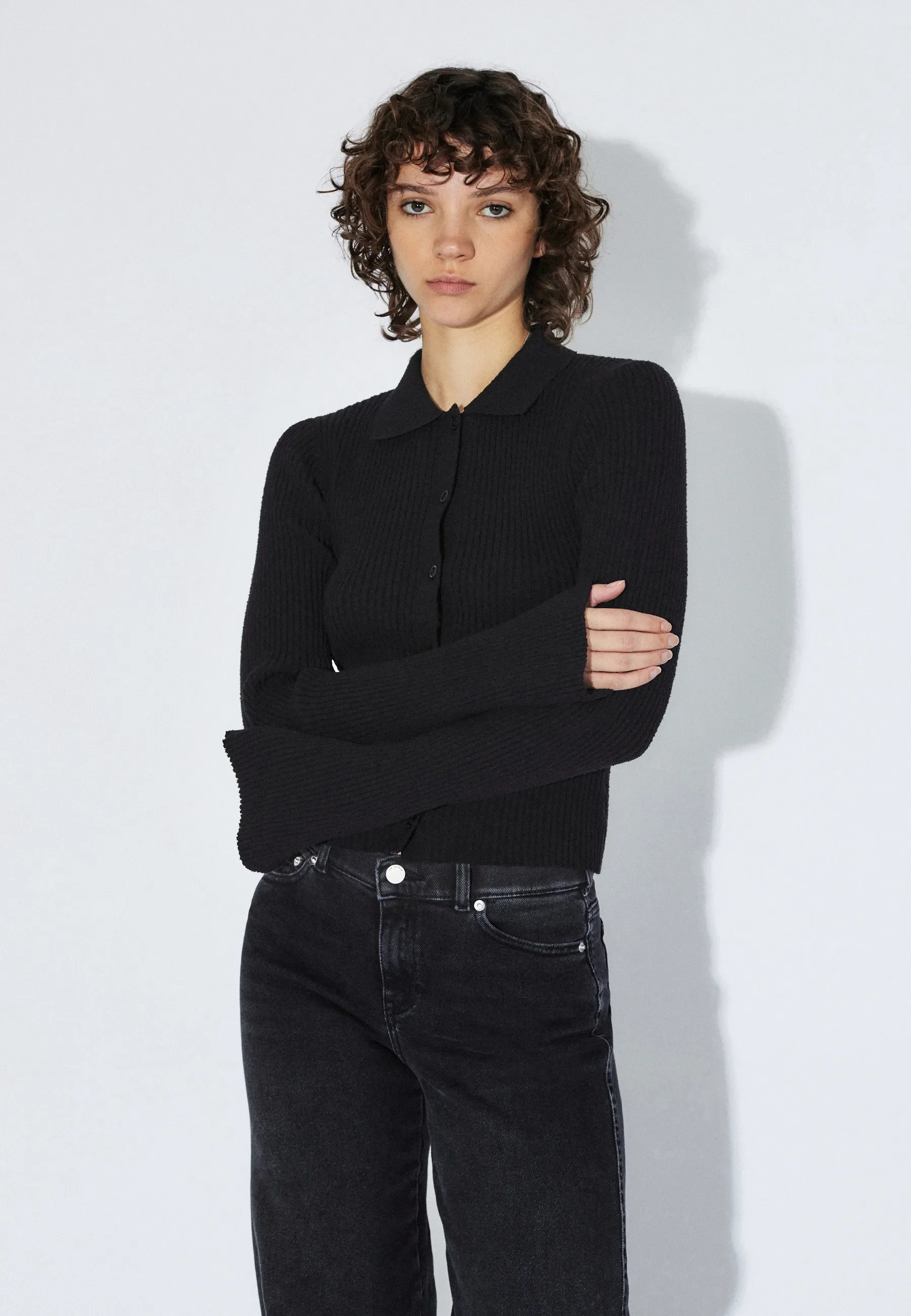Eliza Knit Top - Black - Image 6