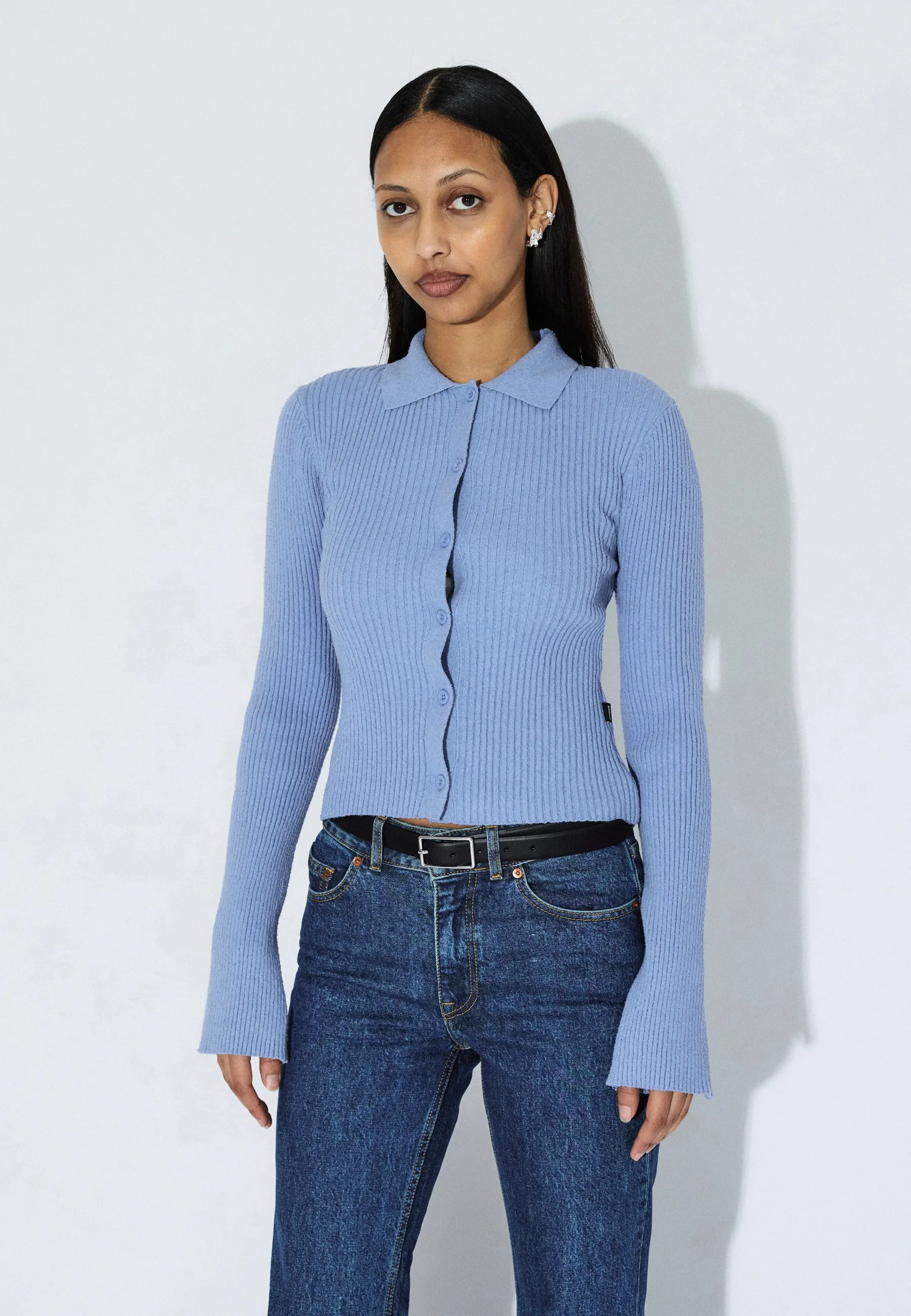 Eliza Knit Top - Dull Blue - Image 6