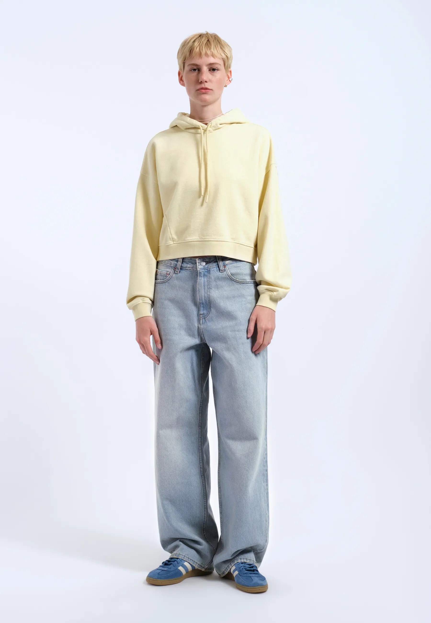 Ethel Hoodie - Washed Light Yellow - Image 3