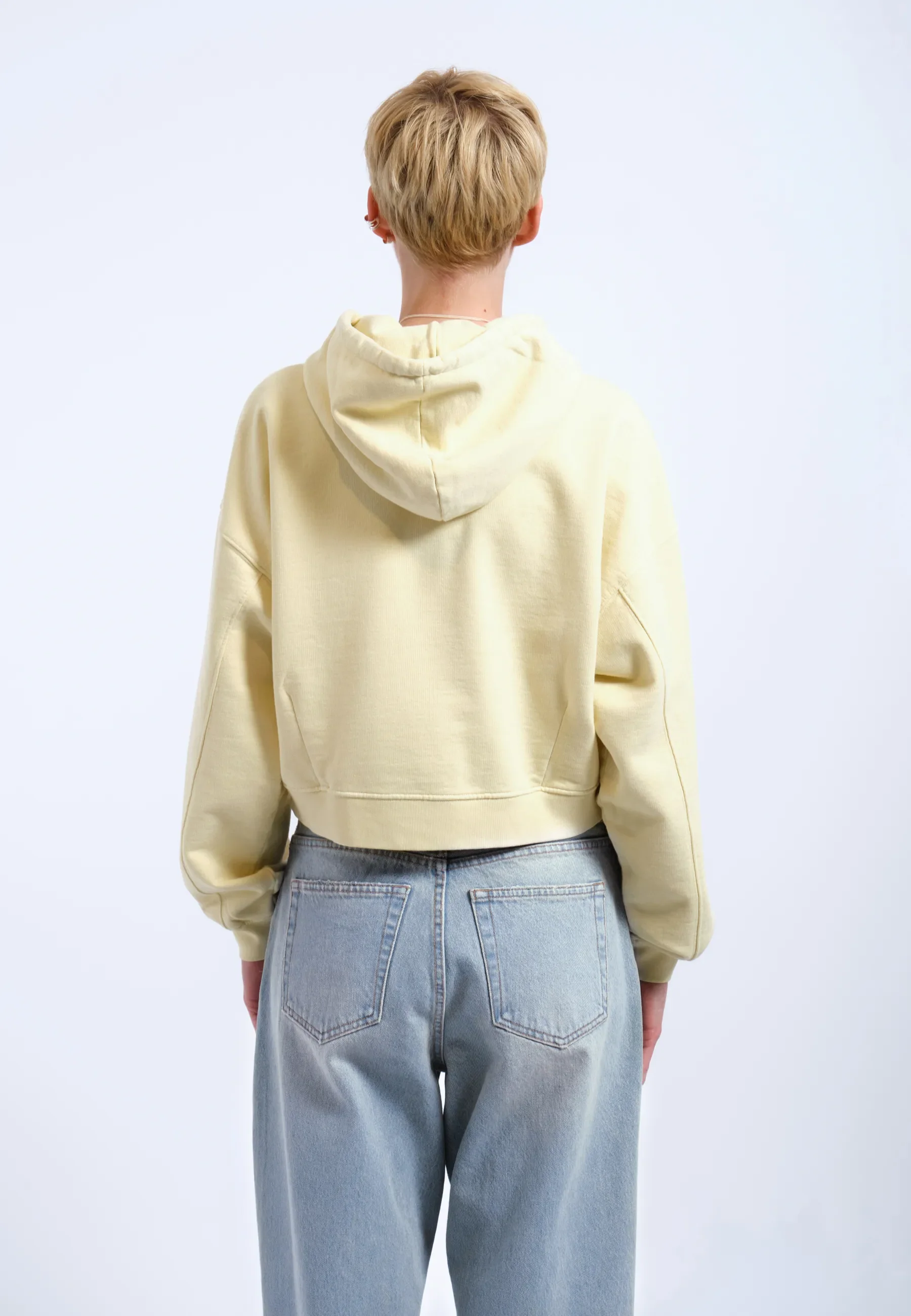 Ethel Hoodie - Washed Light Yellow - Image 6
