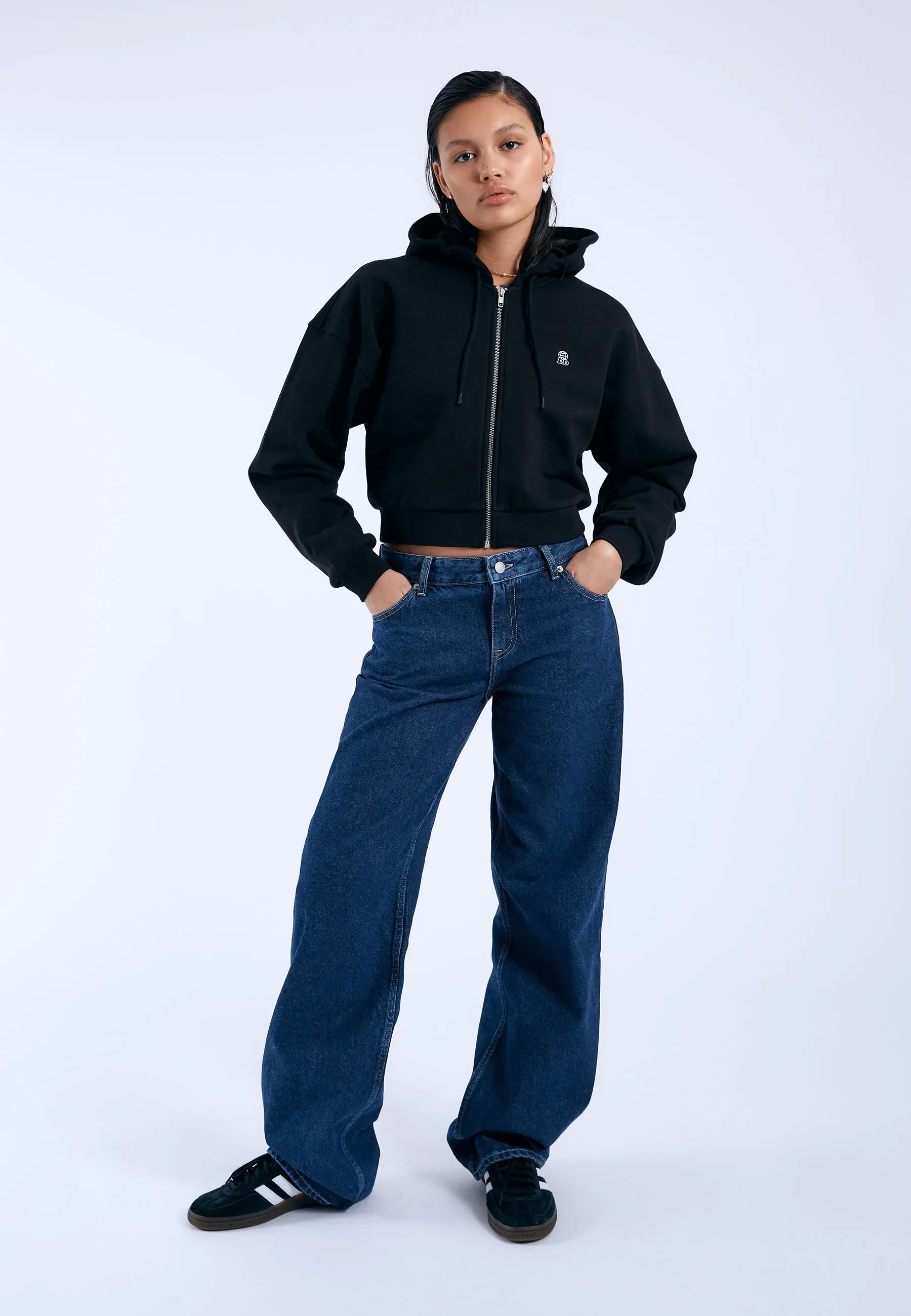 Ethel Zip Hoodie - Black DD Global - Image 3