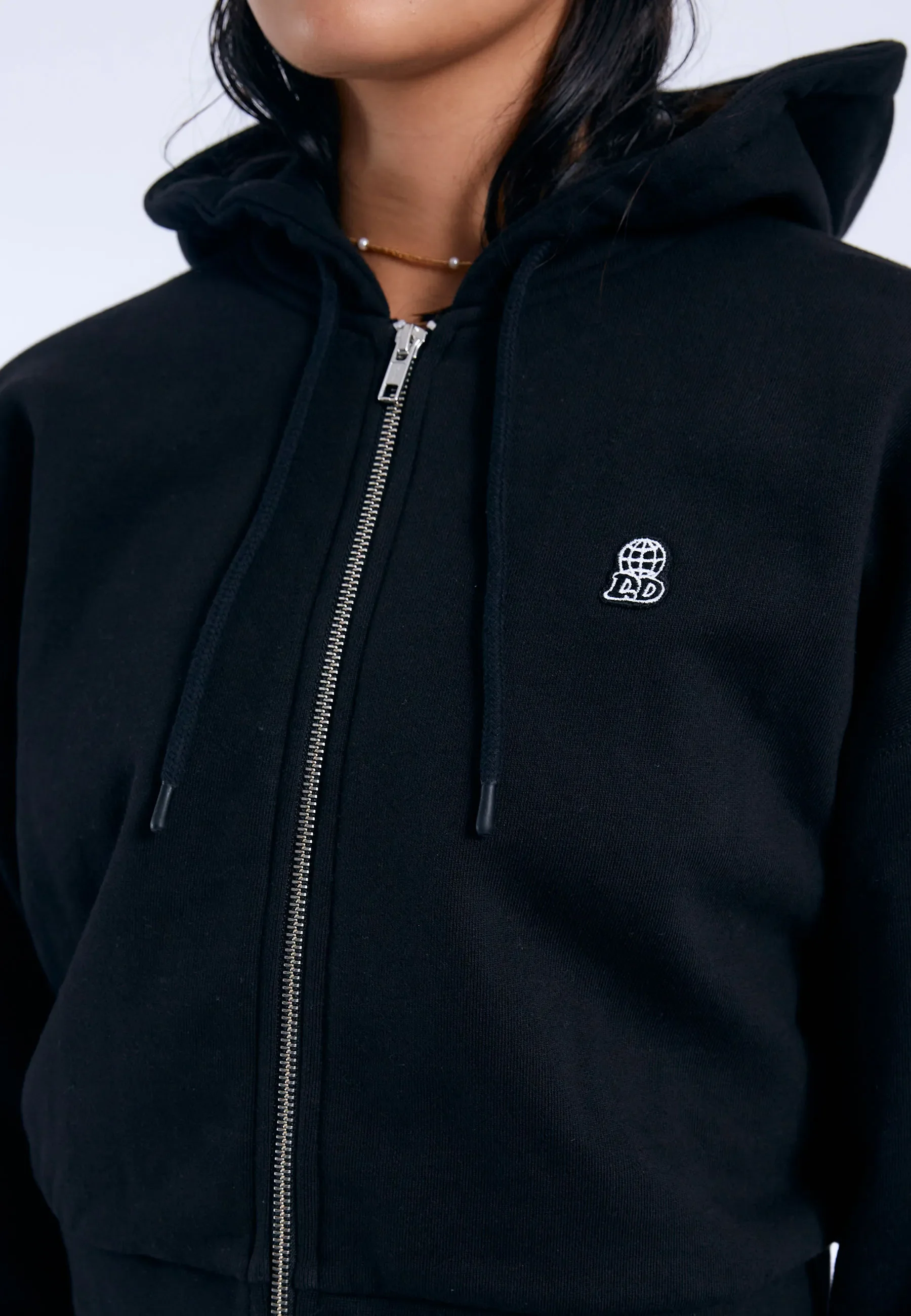 Ethel Zip Hoodie - Black DD Global - Image 4