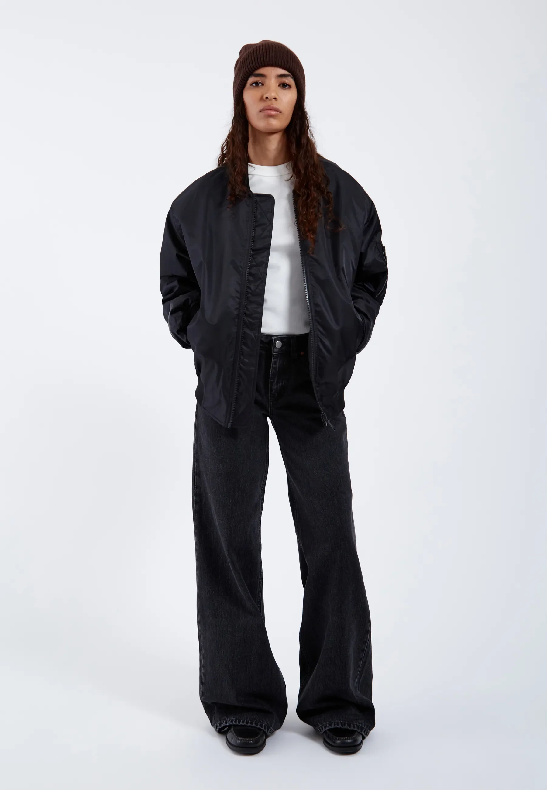 Jarvis Bomber Jacket - Black - Image 4