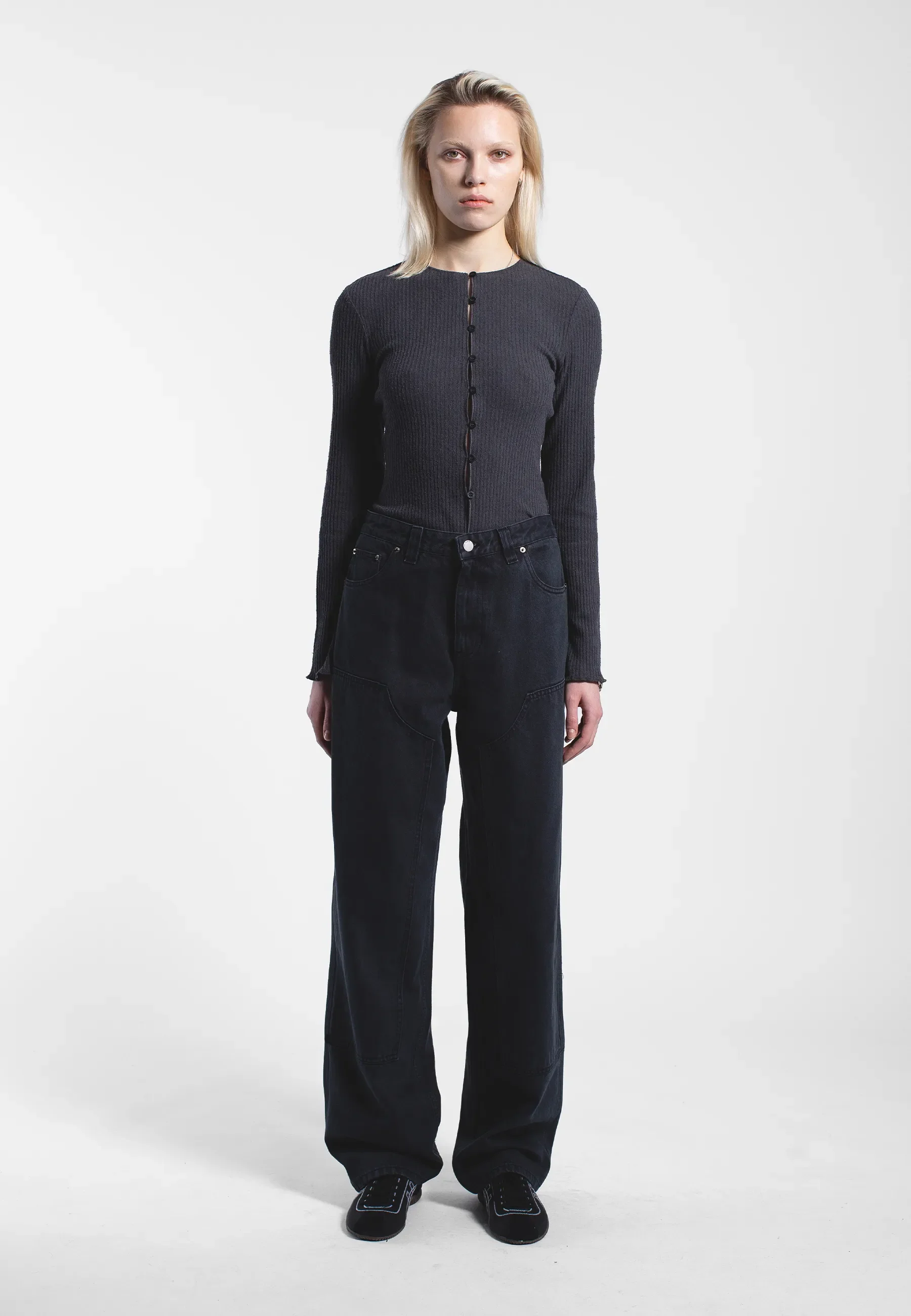 Jena Double Knee - Dark Grey - Image 2