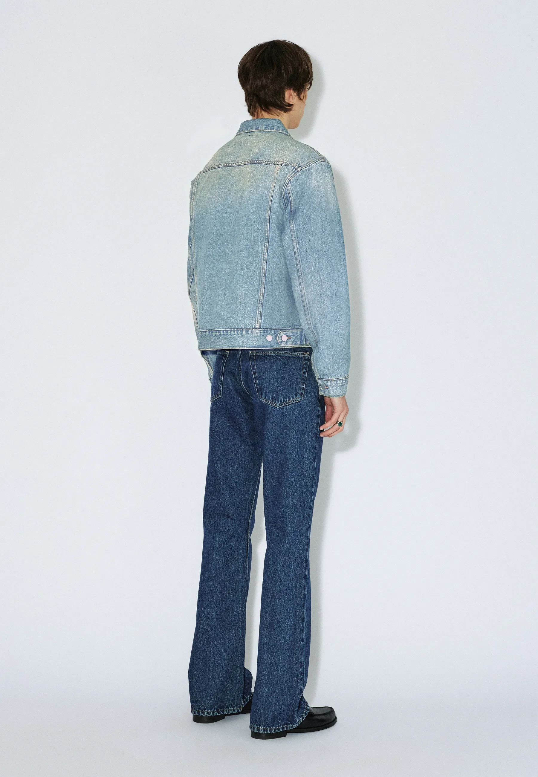 Joey Trucker Jacket - Stream Sky Aged - Image 6