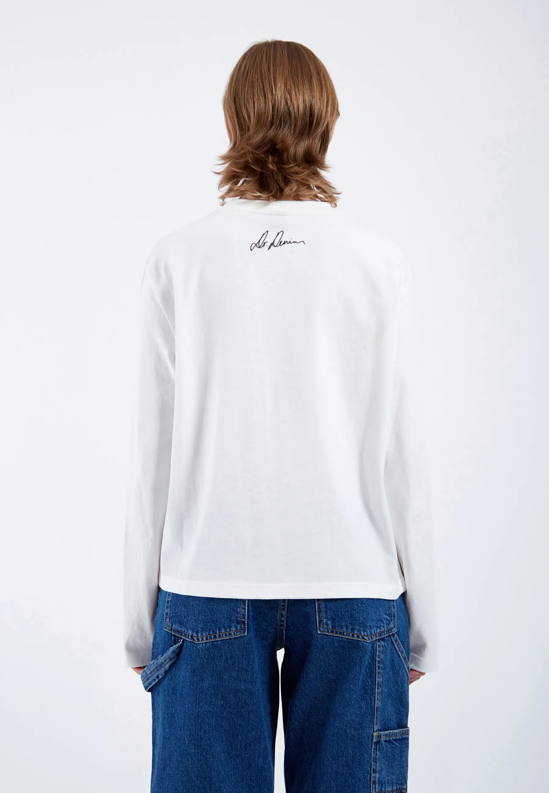 Kath Long Sleeve - Off White Peace Heart - Image 3