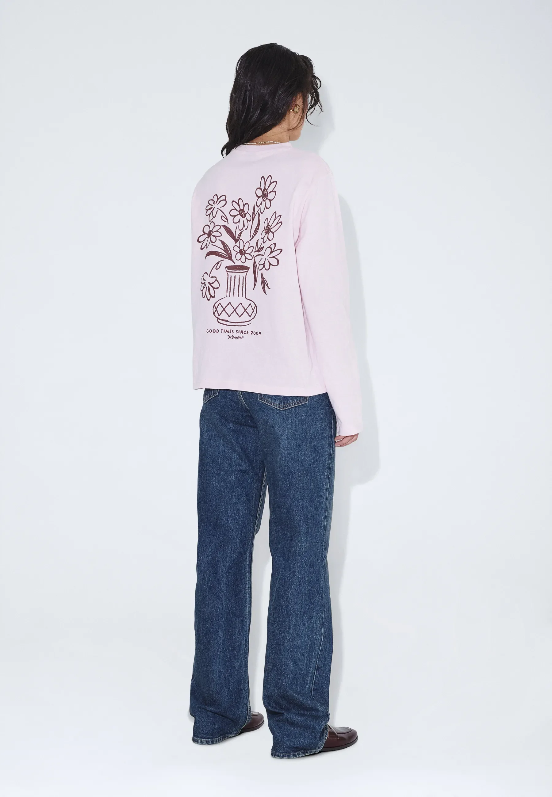 Kath Longsleeve - Pink Flower - Image 5