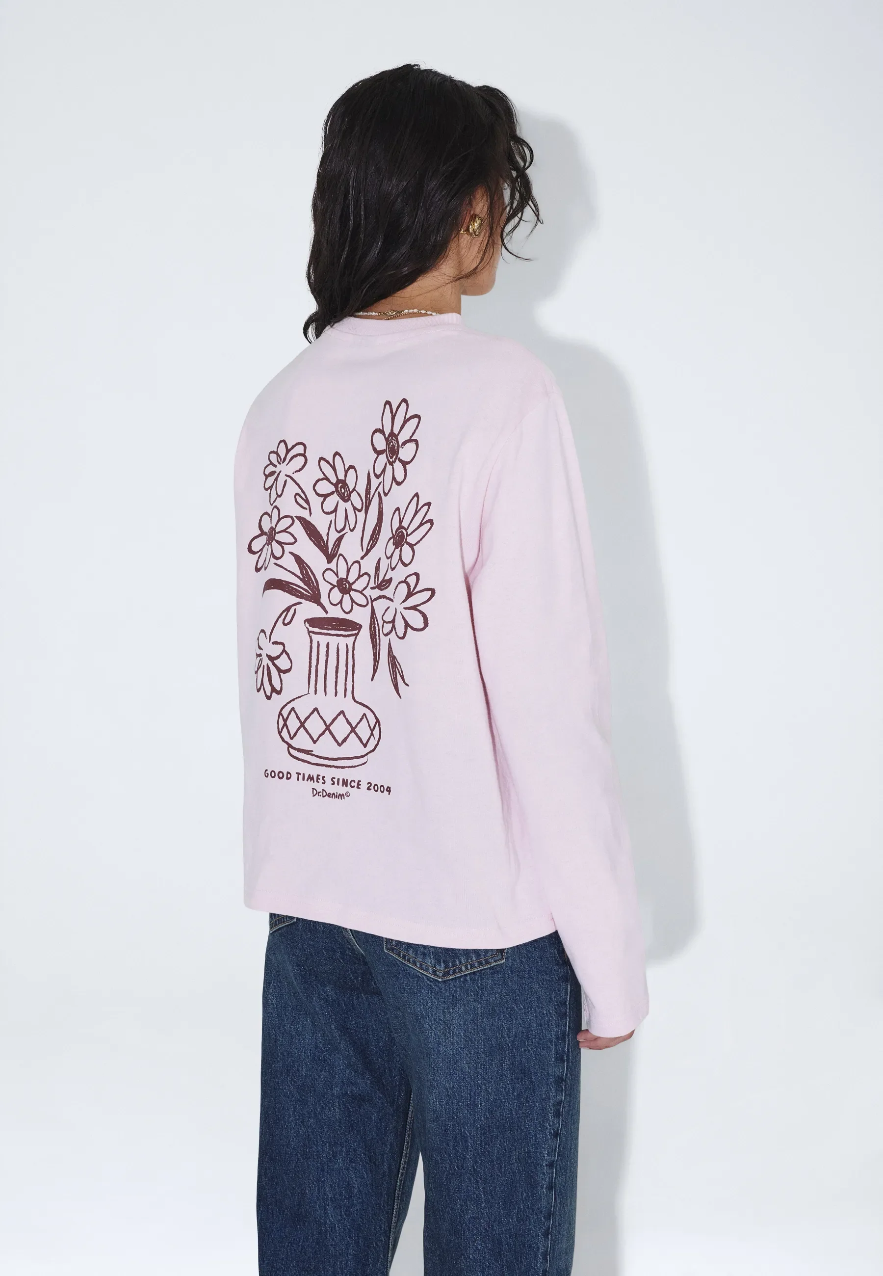 Kath Longsleeve - Pink Flower - Image 8