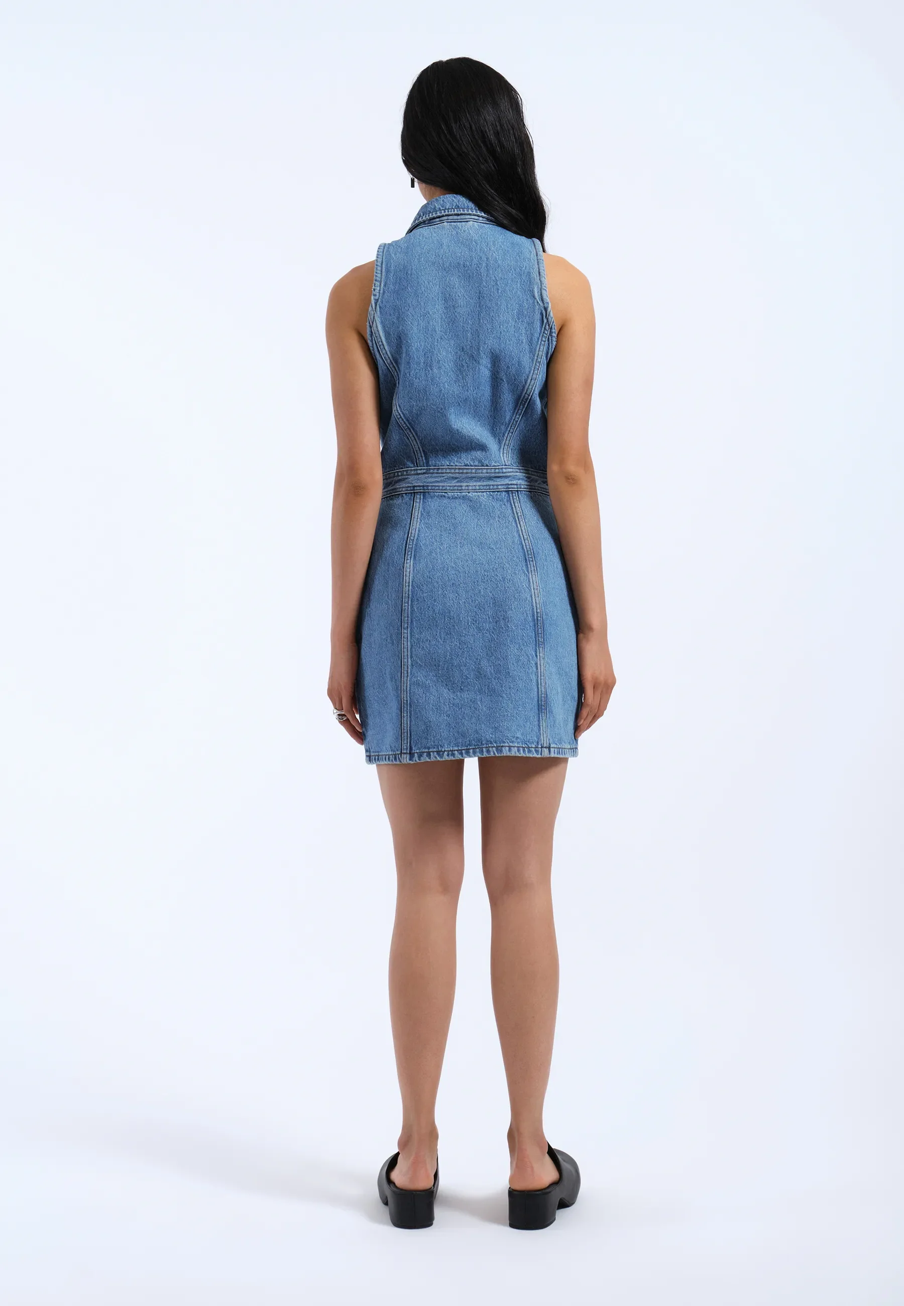 Kinsley Dress - Stream Sky Retro - Image 3
