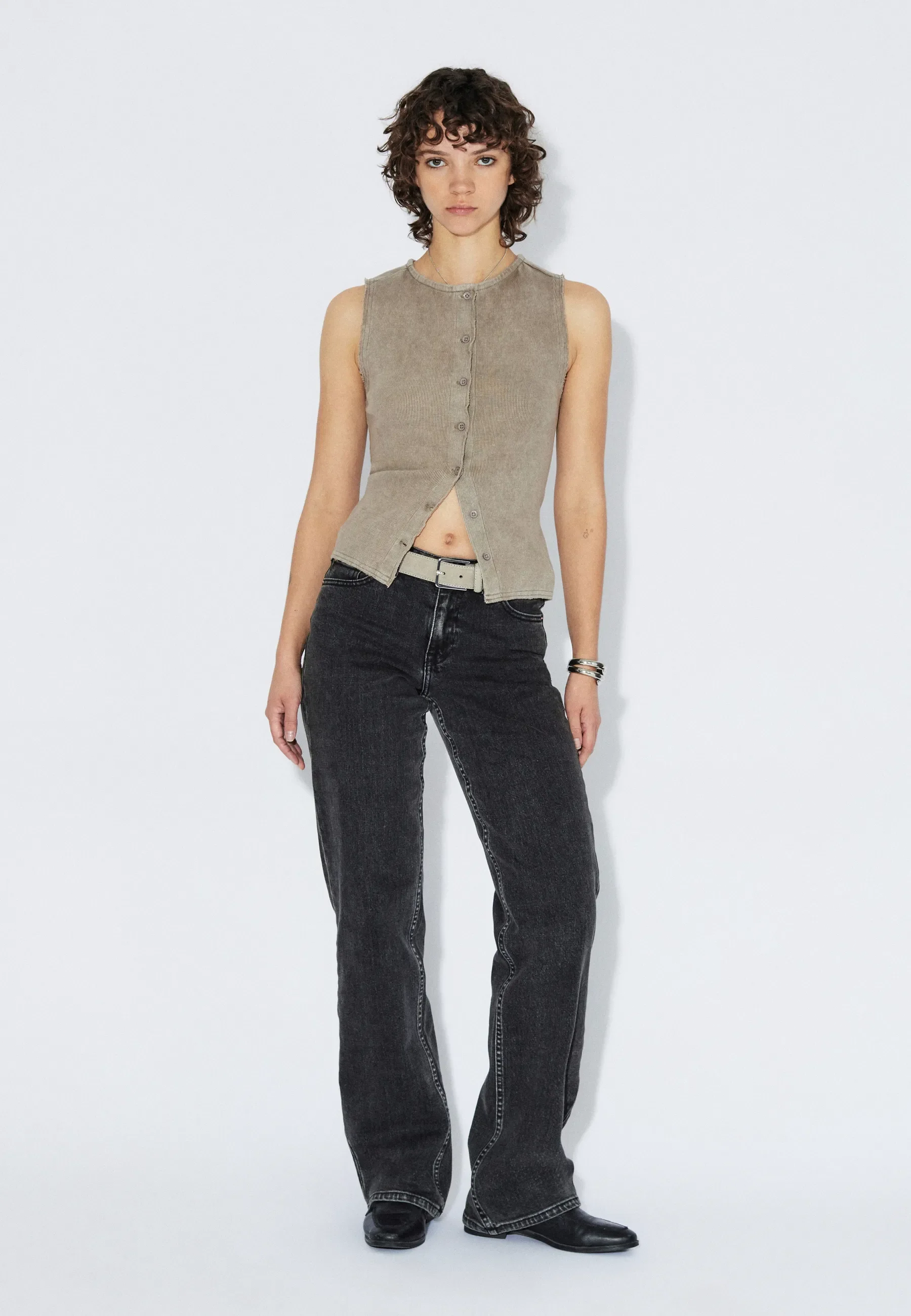 Lilja Rib - Washed Khaki - Image 2