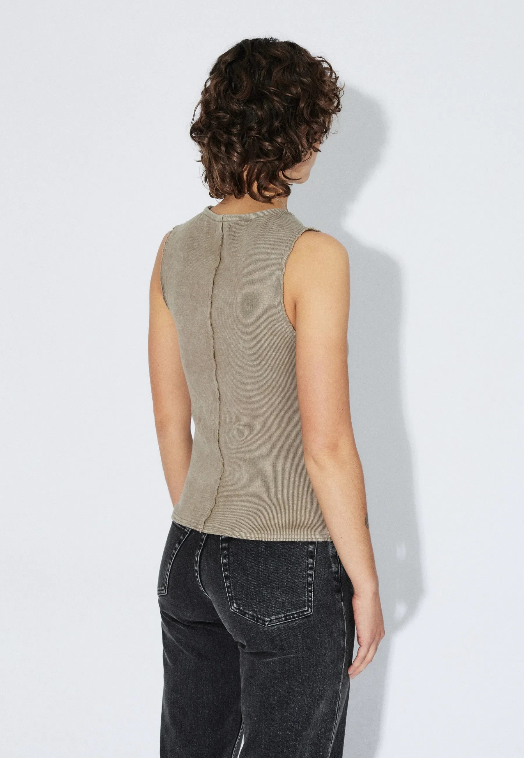 Lilja Rib - Washed Khaki - Image 7