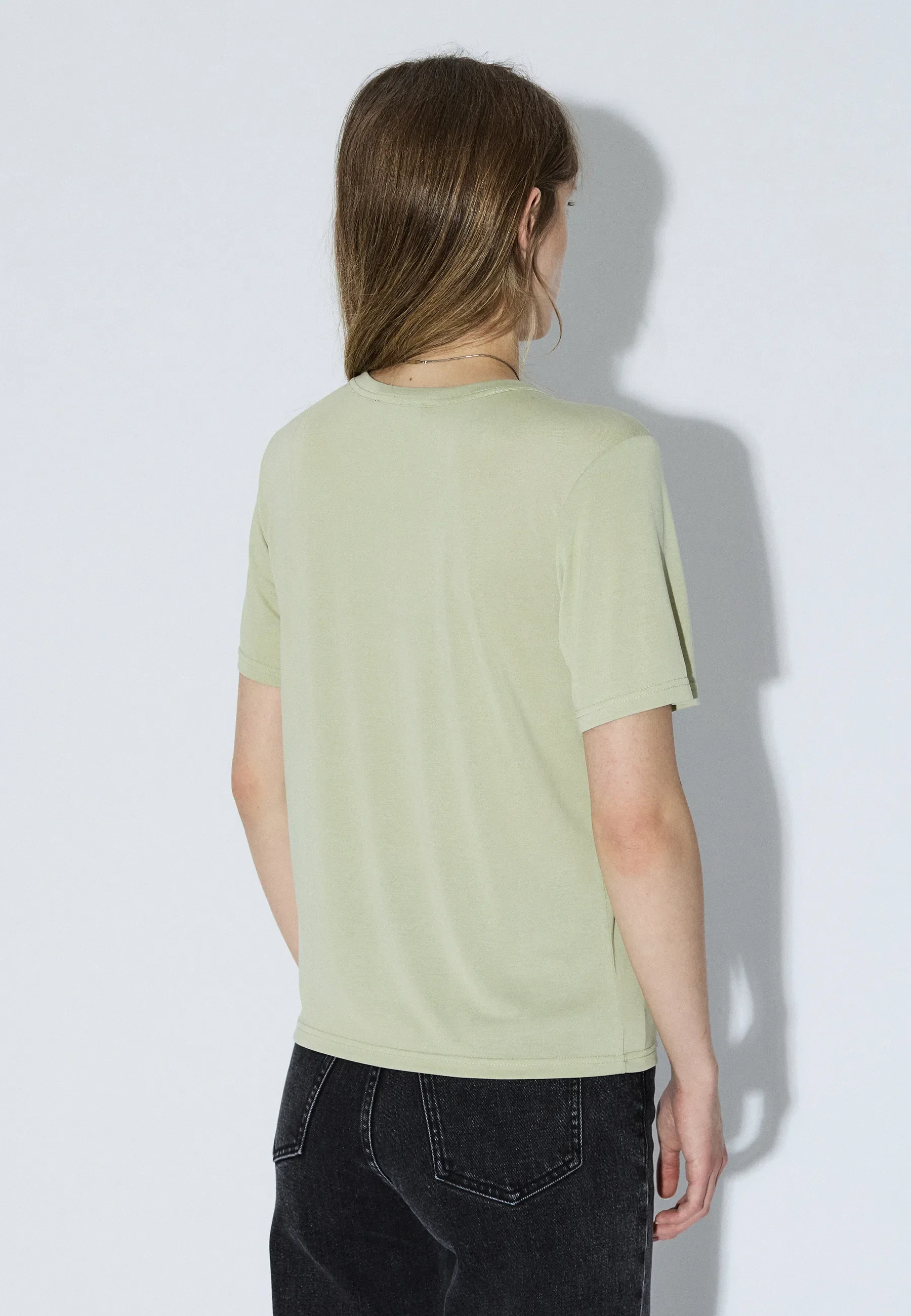 Lyra Top - Lt Green Mono - Image 6