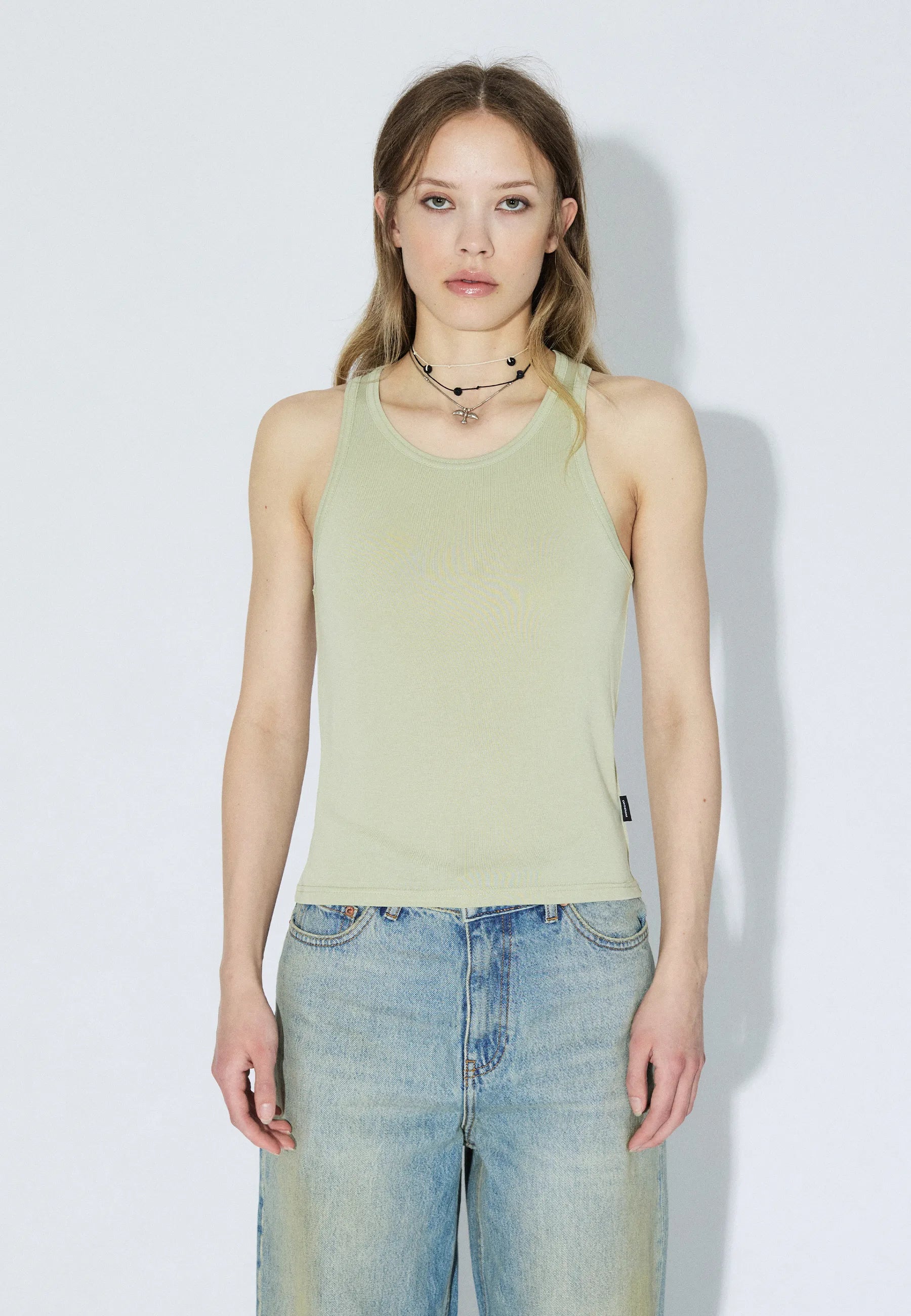 Mella Top - Lt Green Mono - Image 5