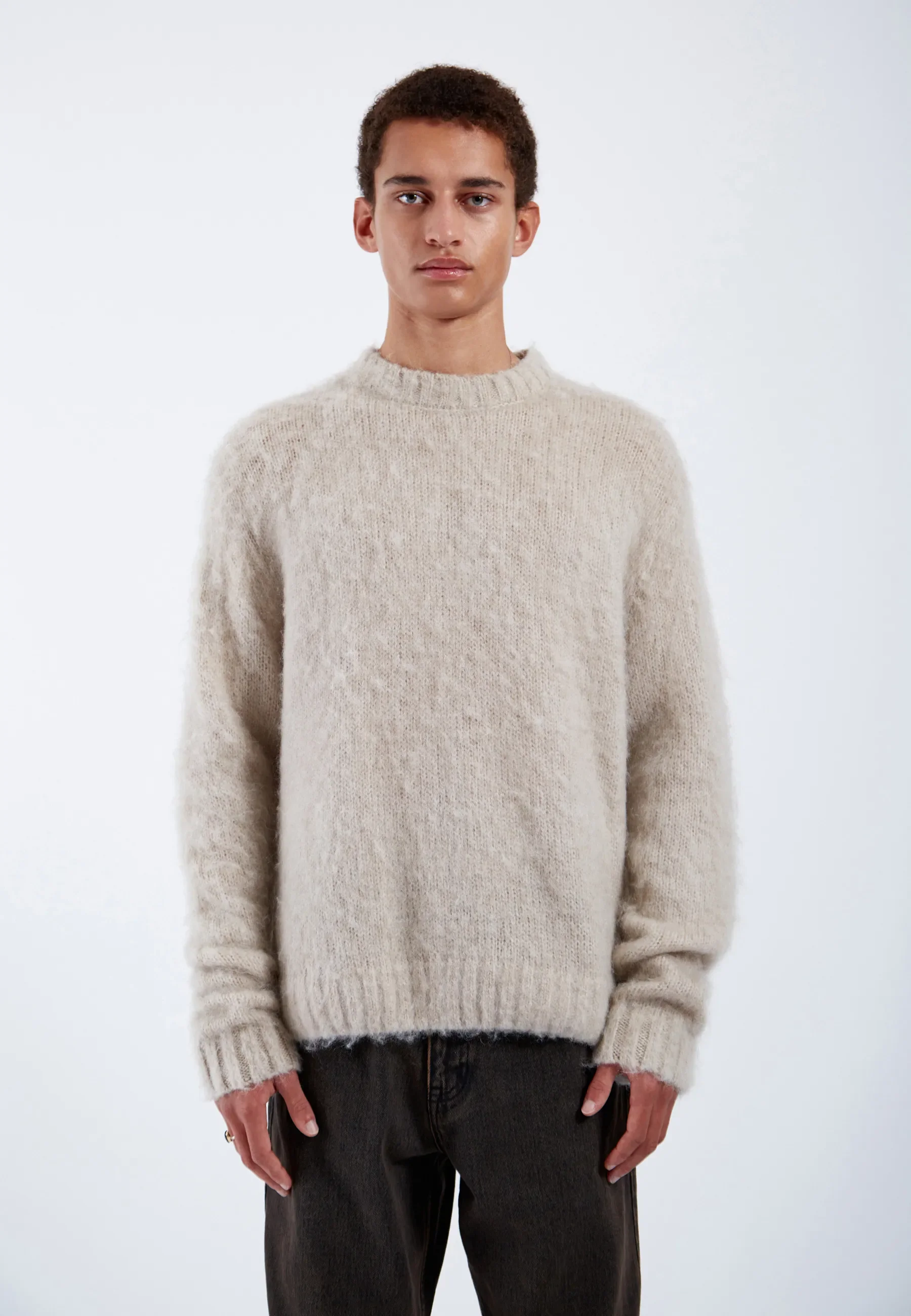 Mic Sweater - Brushed Silver Lining