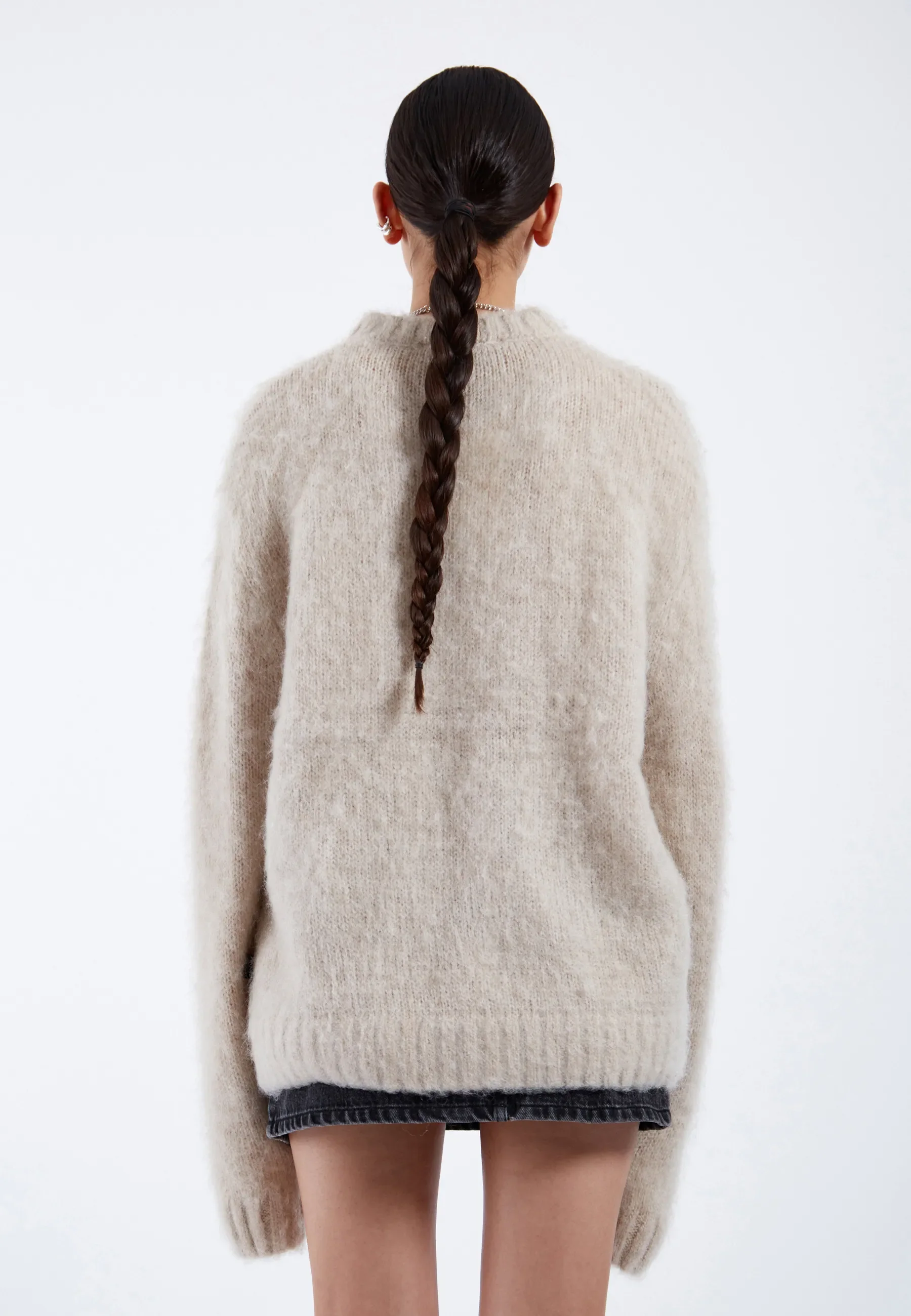 Mic Sweater - Brushed Silver Lining - Image 10