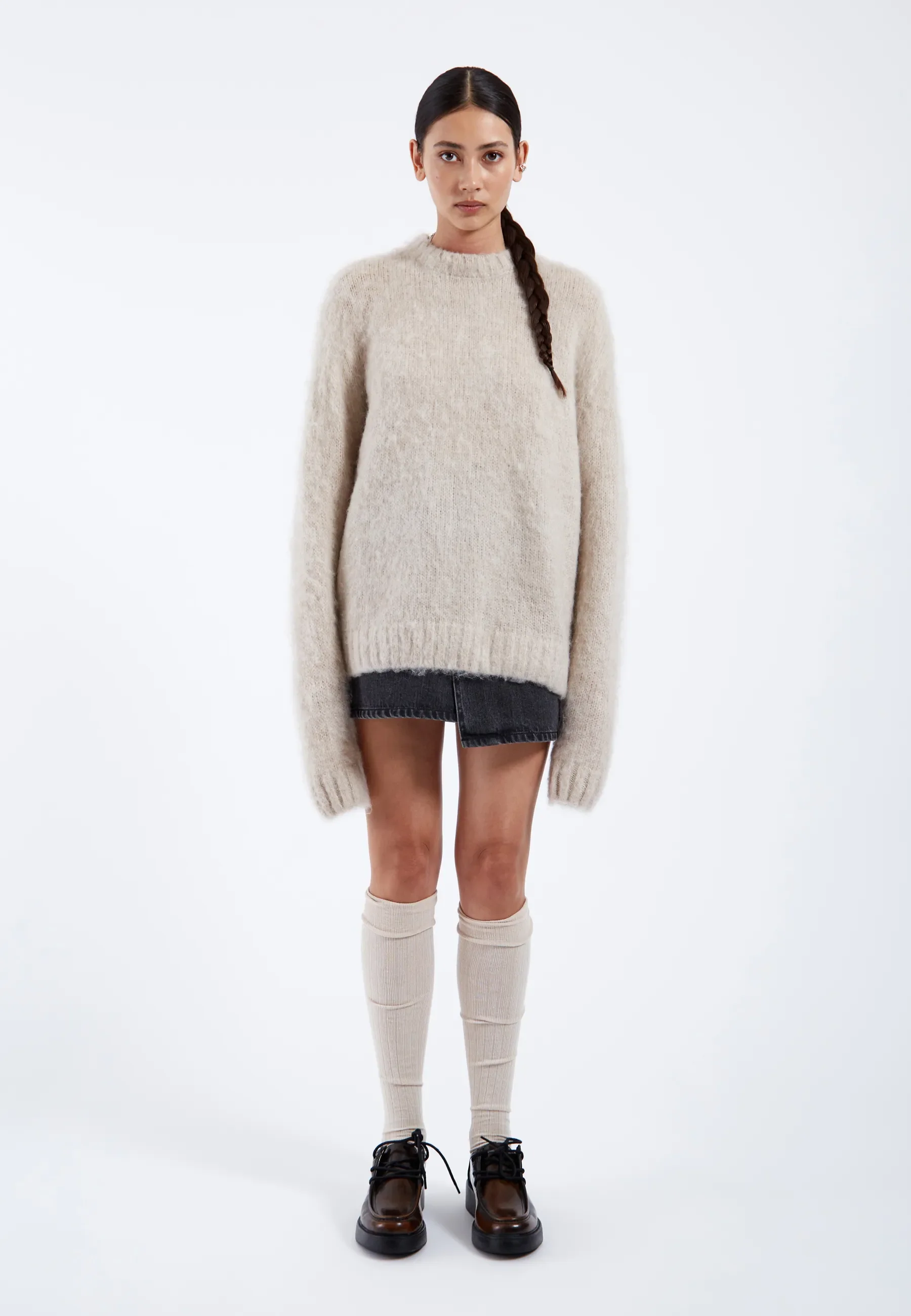 Mic Sweater - Brushed Silver Lining - Image 2