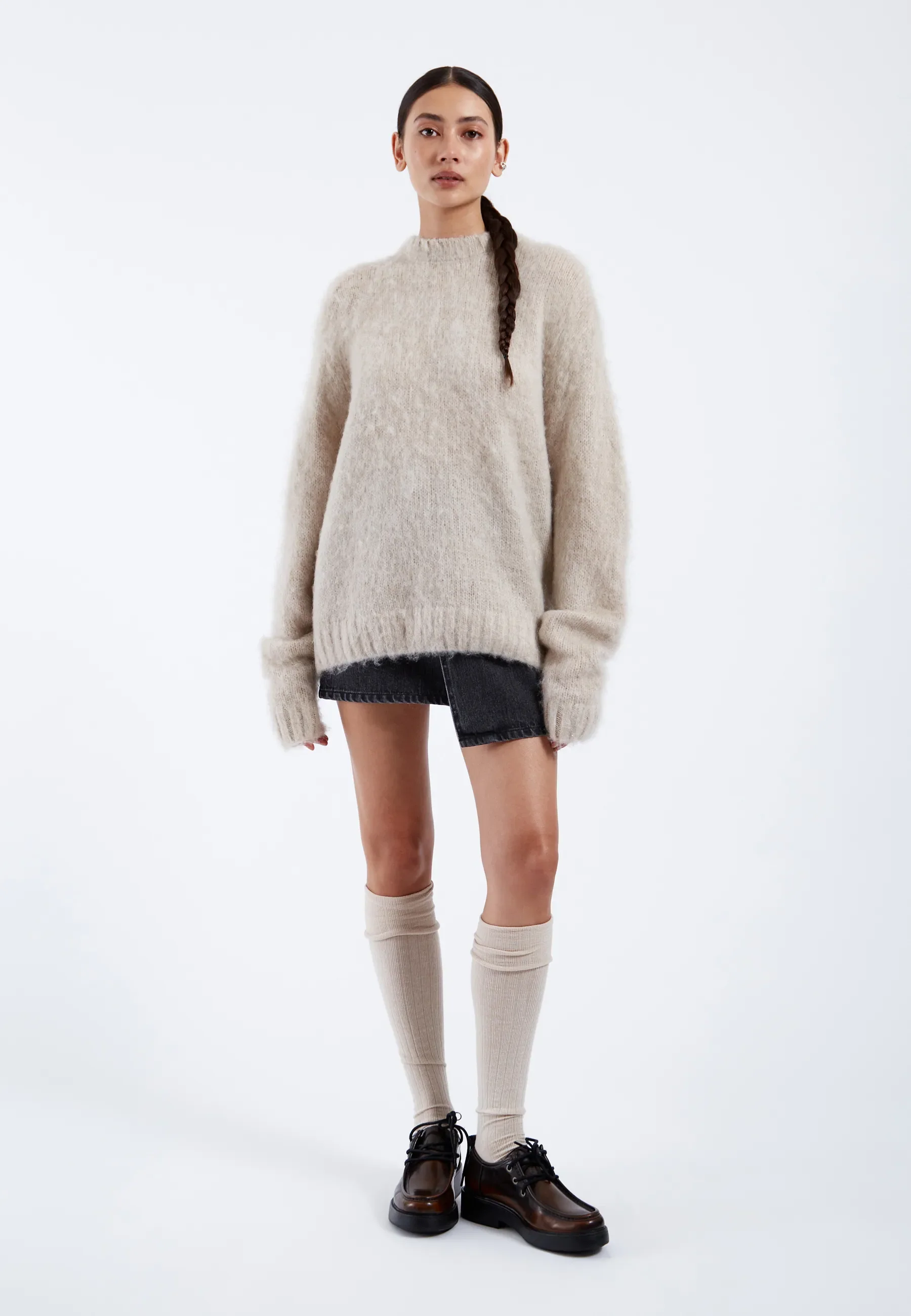Mic Sweater - Brushed Silver Lining - Image 4