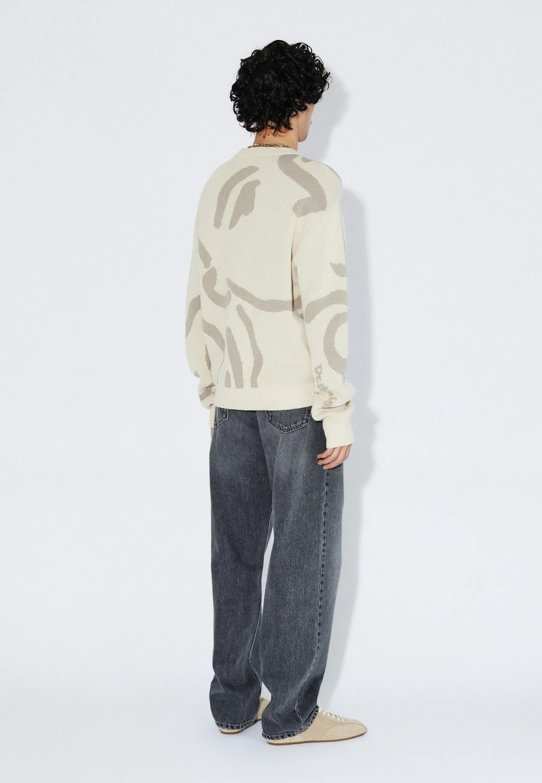Mic Sweater - Ecru Big Draw - Image 3