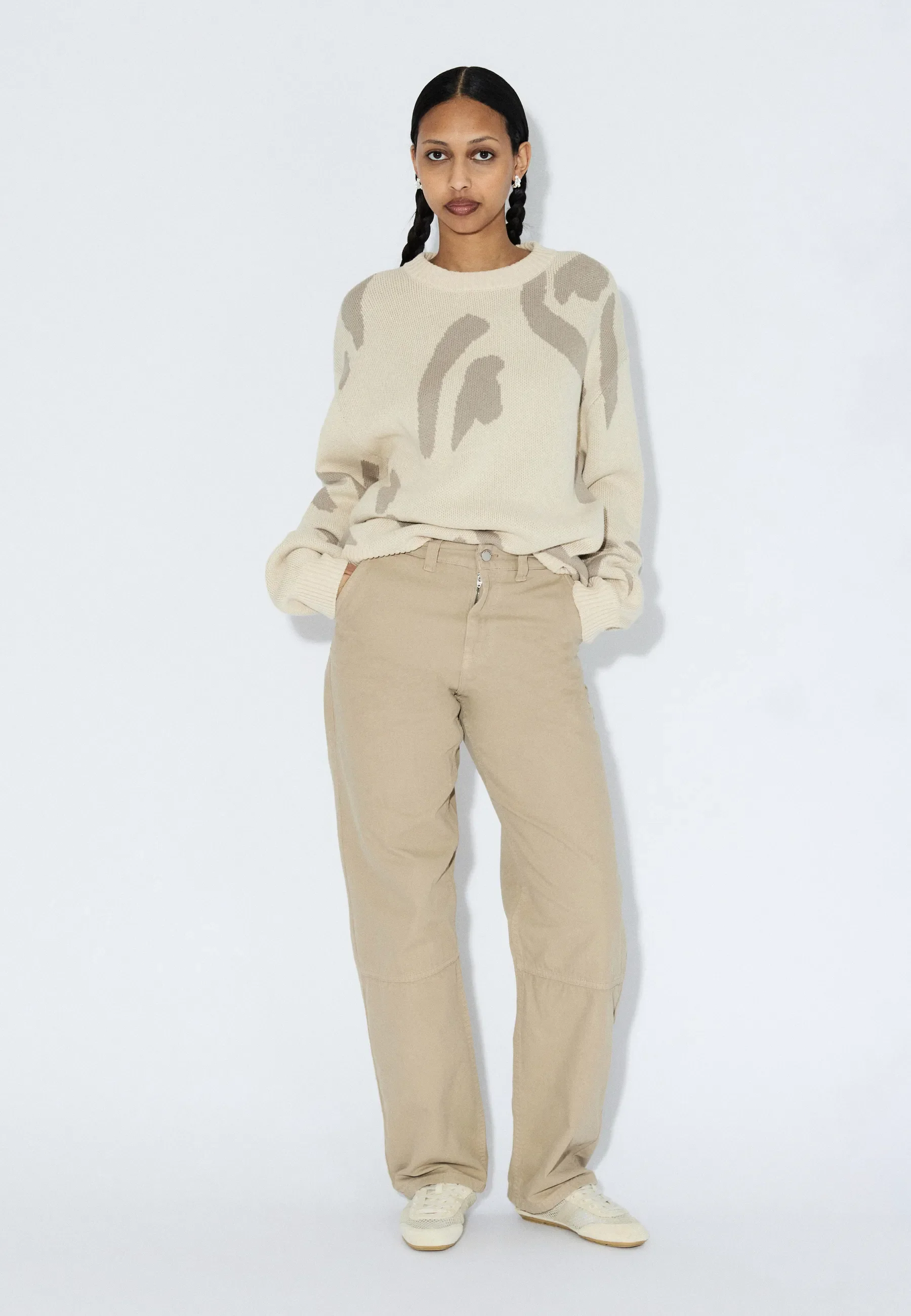 Mic Sweater - Ecru Big Draw - Image 9