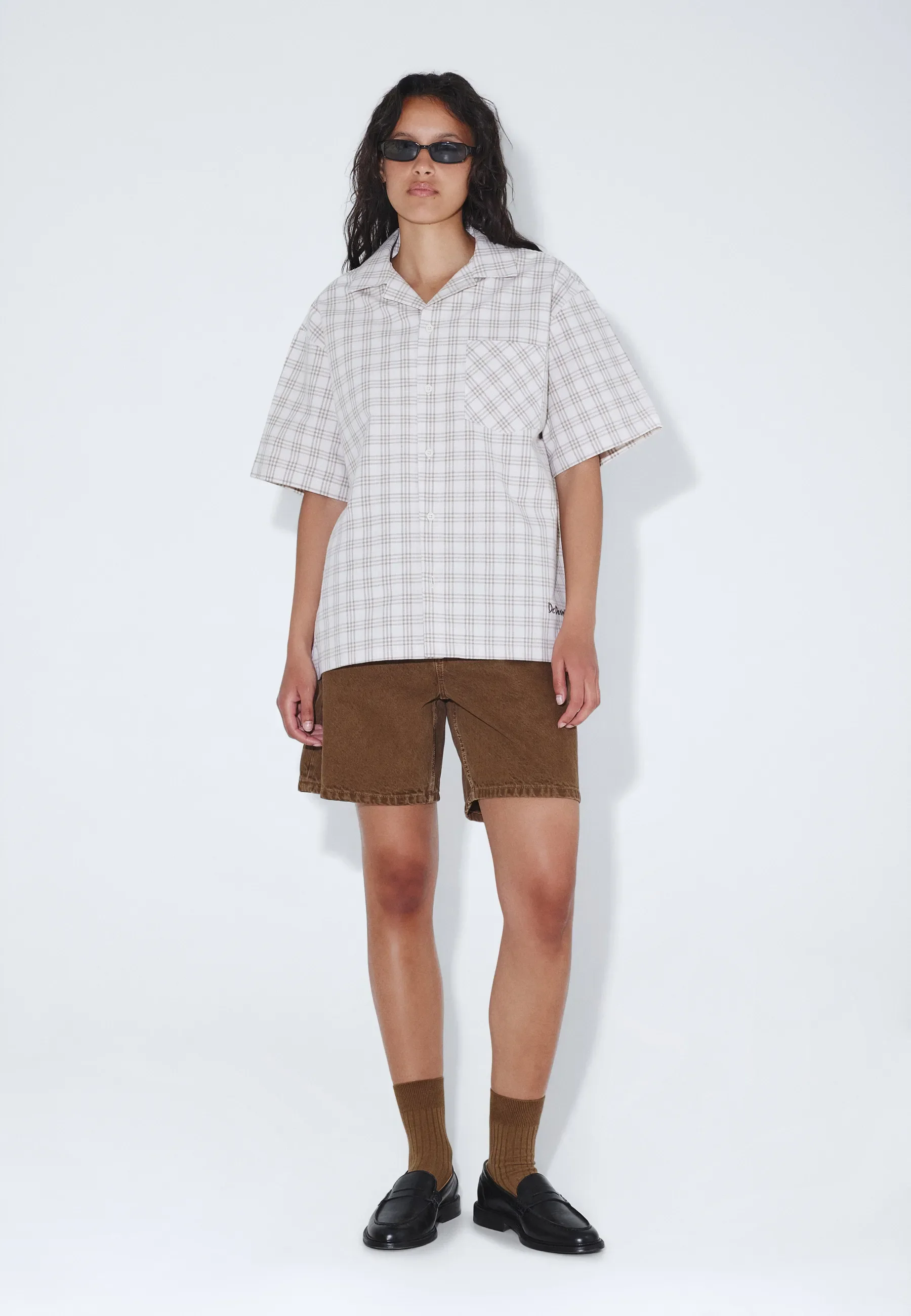 Mile Shirt - Ecru Summer Check - Image 12