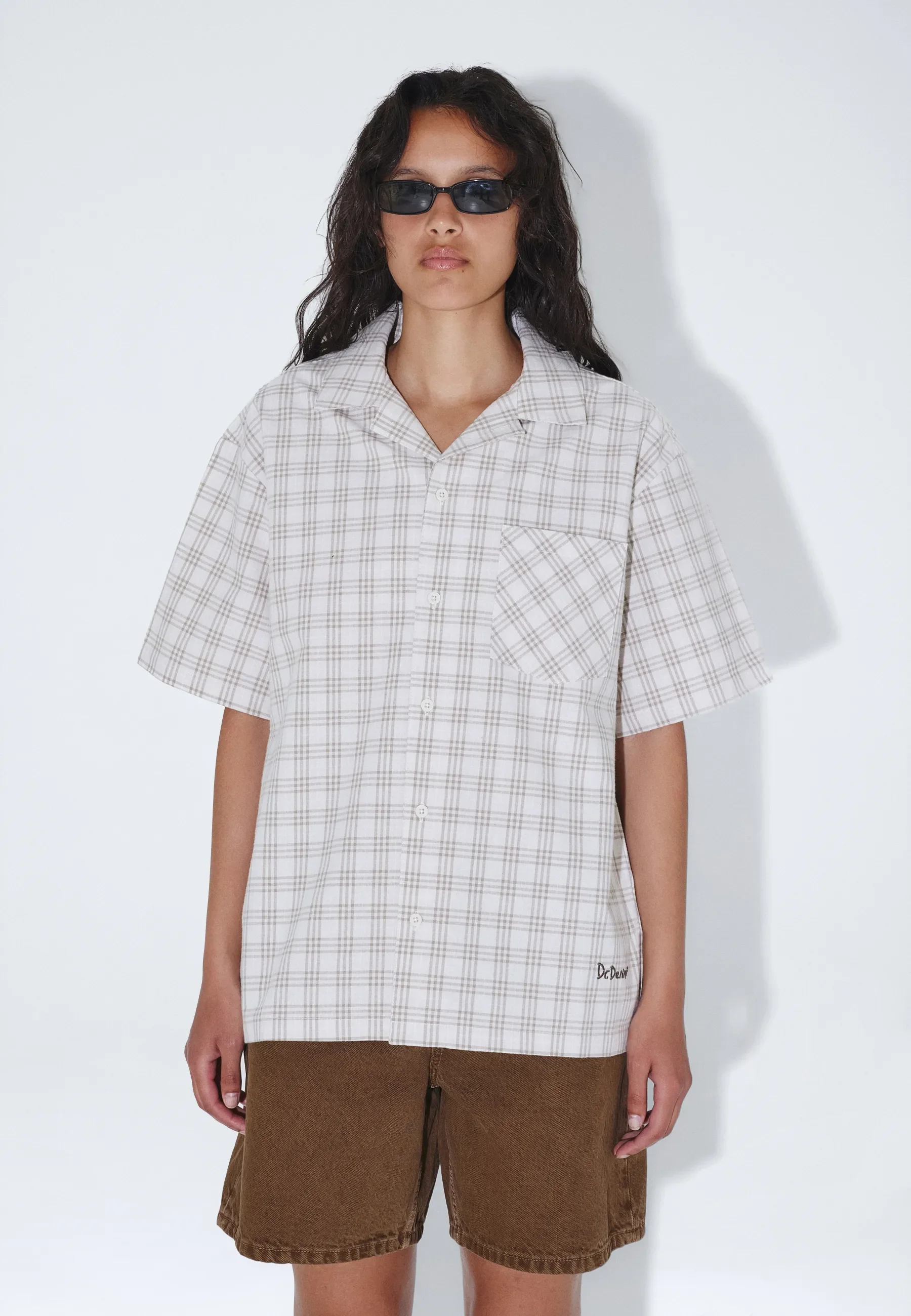 Mile Shirt - Ecru Summer Check - Image 4