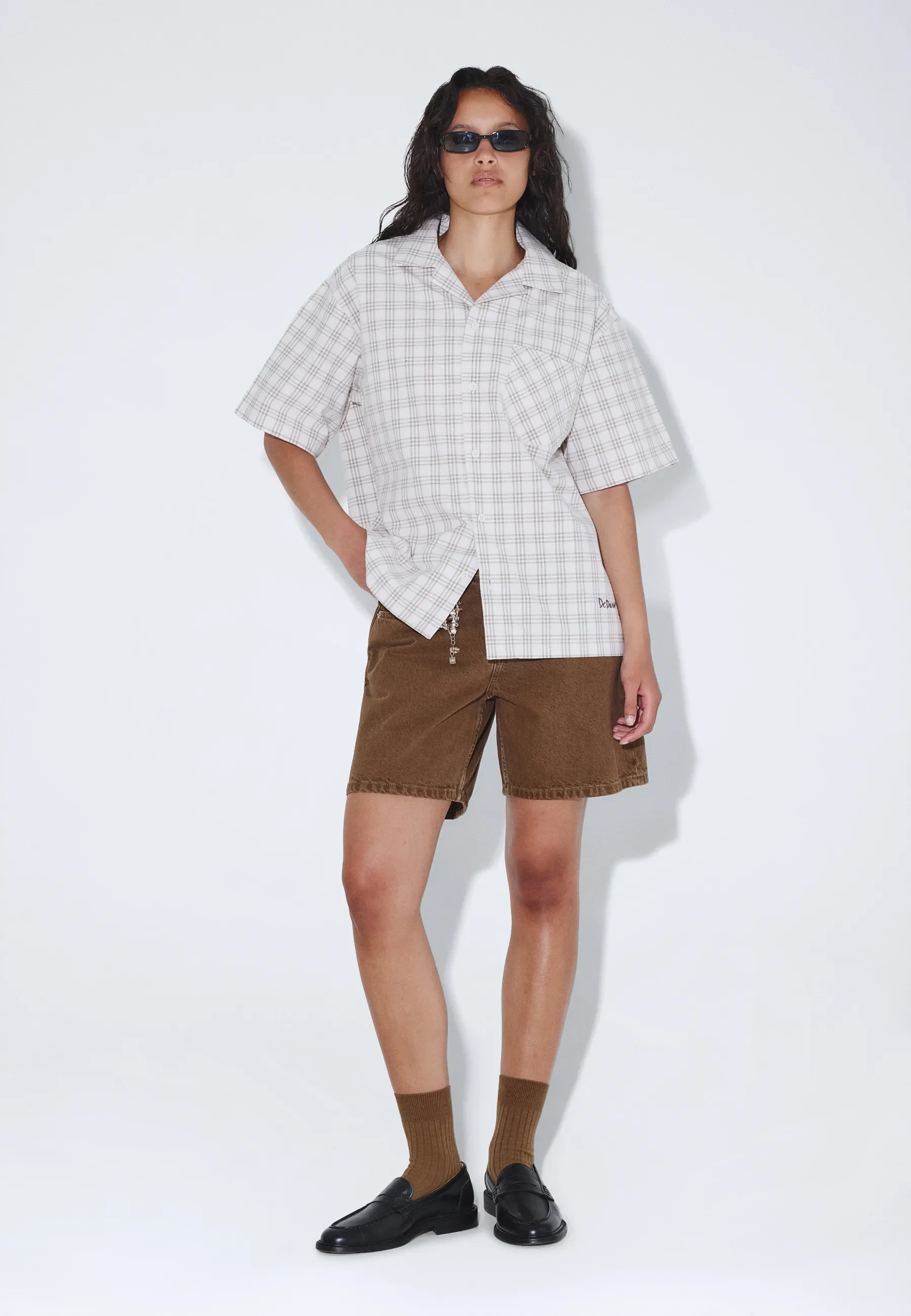 Mile Shirt - Ecru Summer Check - Image 7