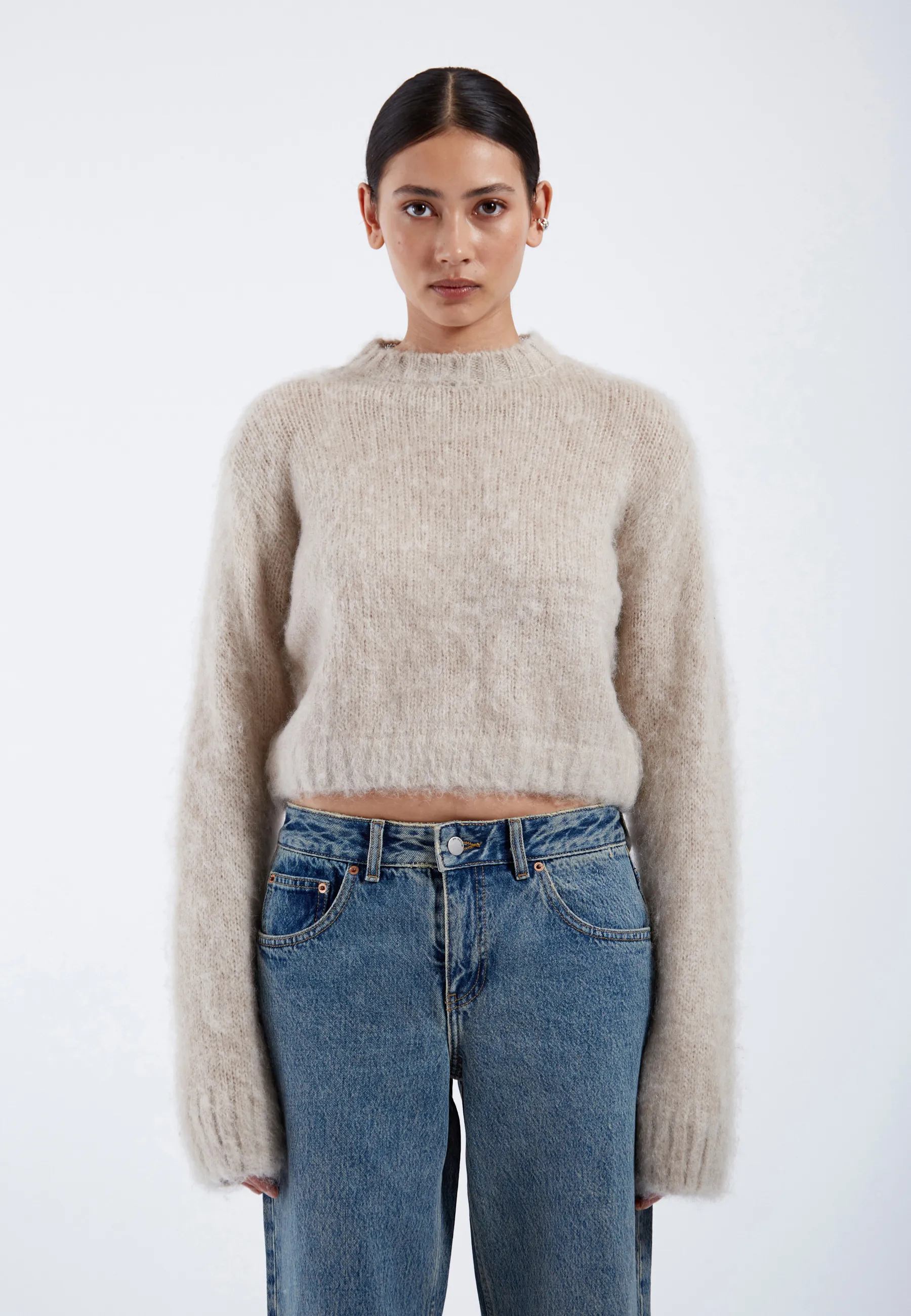 Moira Sweater - Brushed Silver Lining