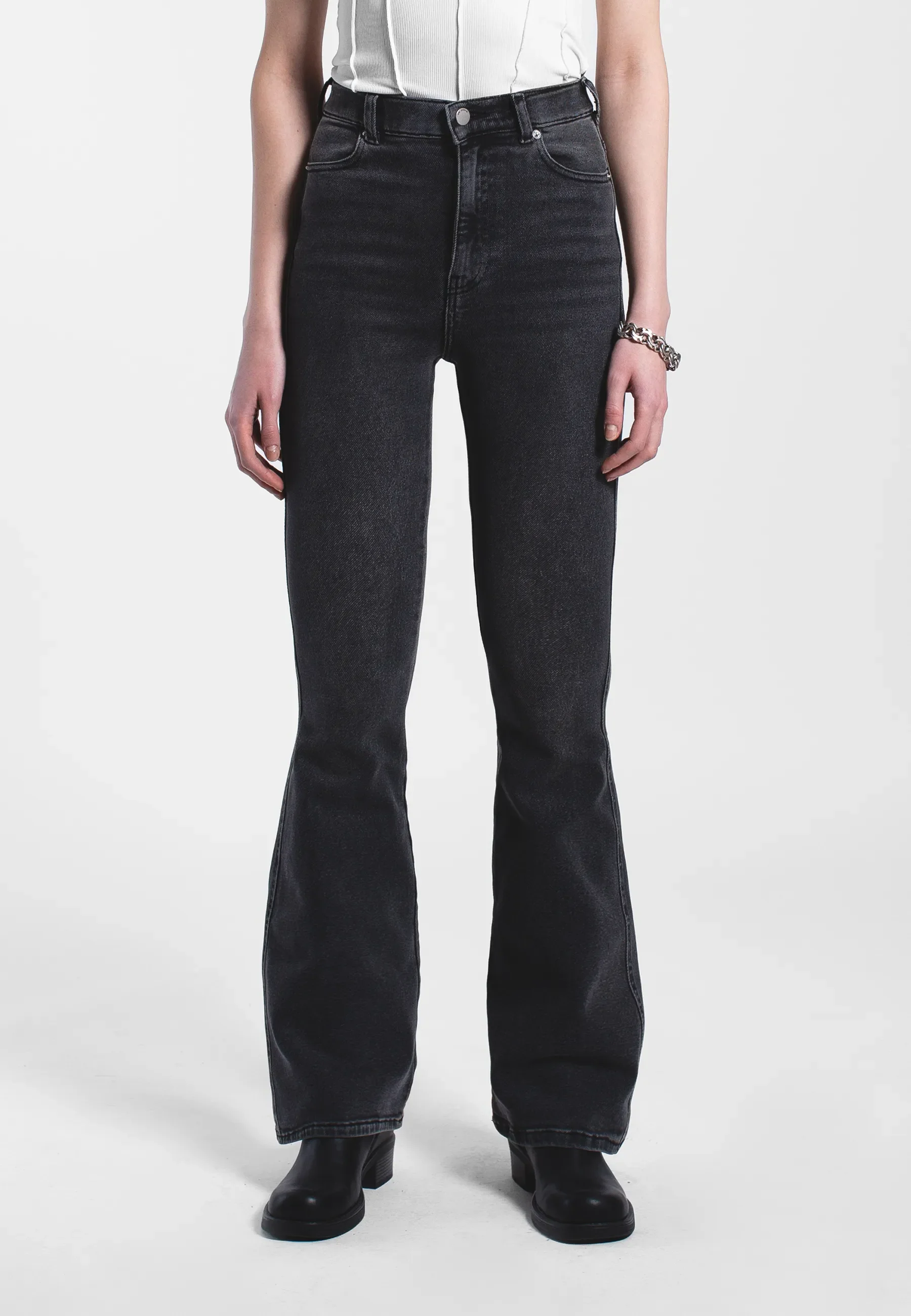 Moxy High Flare - Dark Grey Mist - Image 5