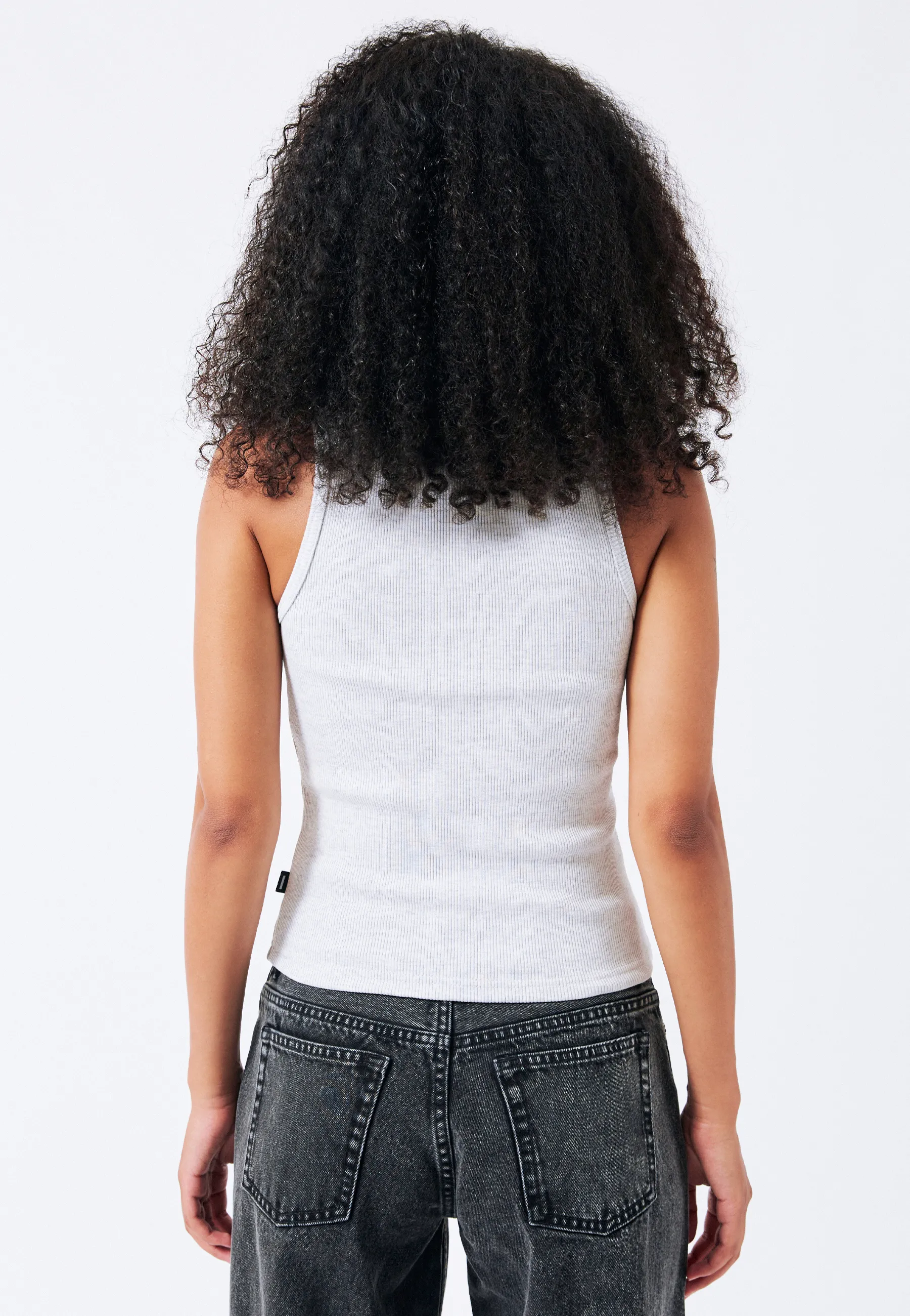 Nyla Top - Light Grey Melange - Image 6