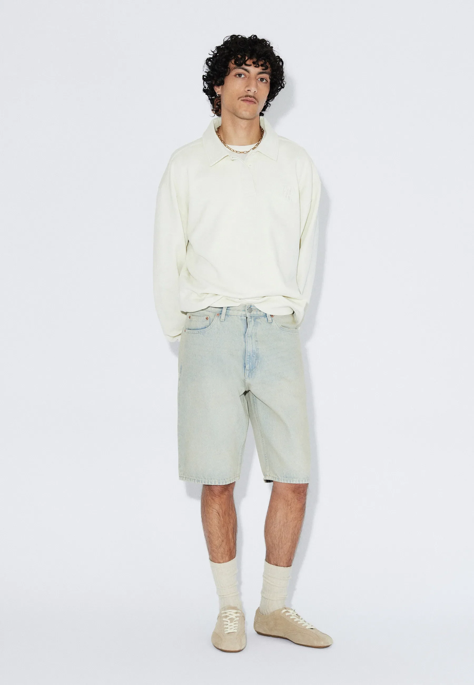 Omar Shorts - Stream Light Sand - Image 3
