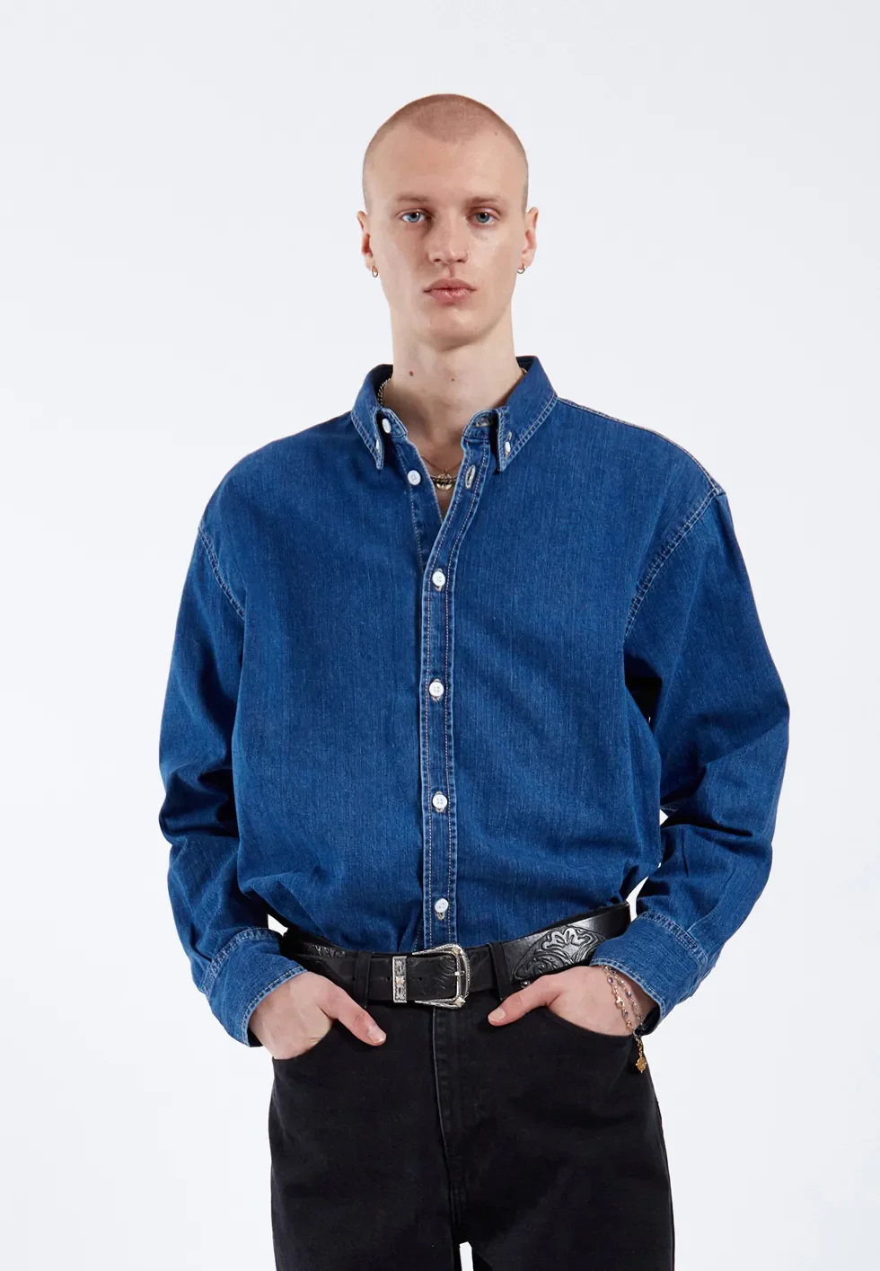 Ray Denim Shirt - Mid Retro - Image 7