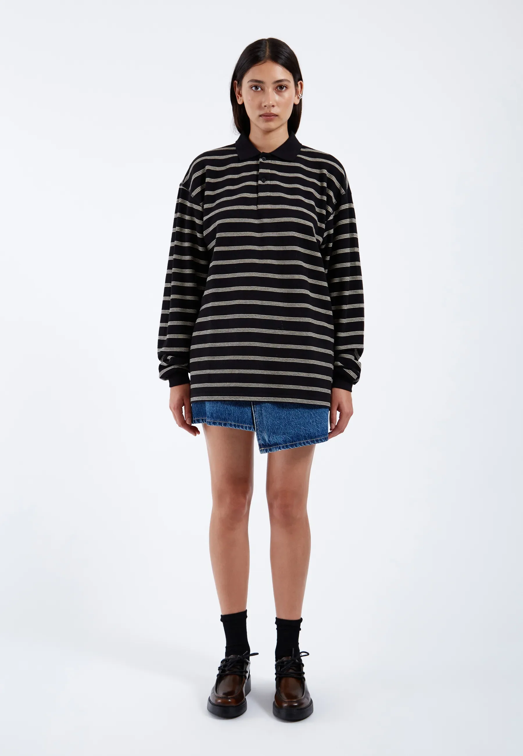 Reno Polo - Black SL Stripe - Image 3