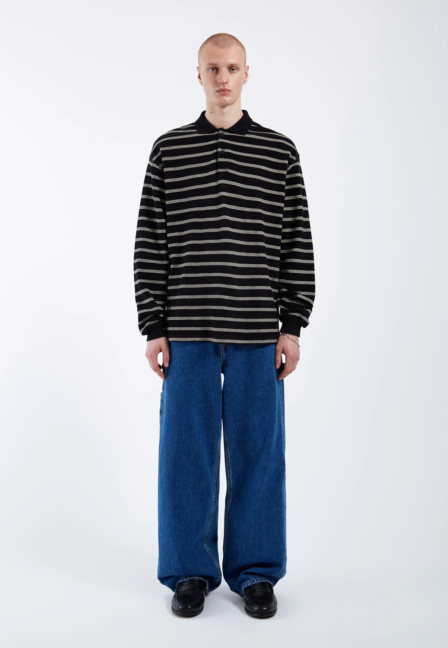 Reno Polo - Black SL Stripe - Image 4