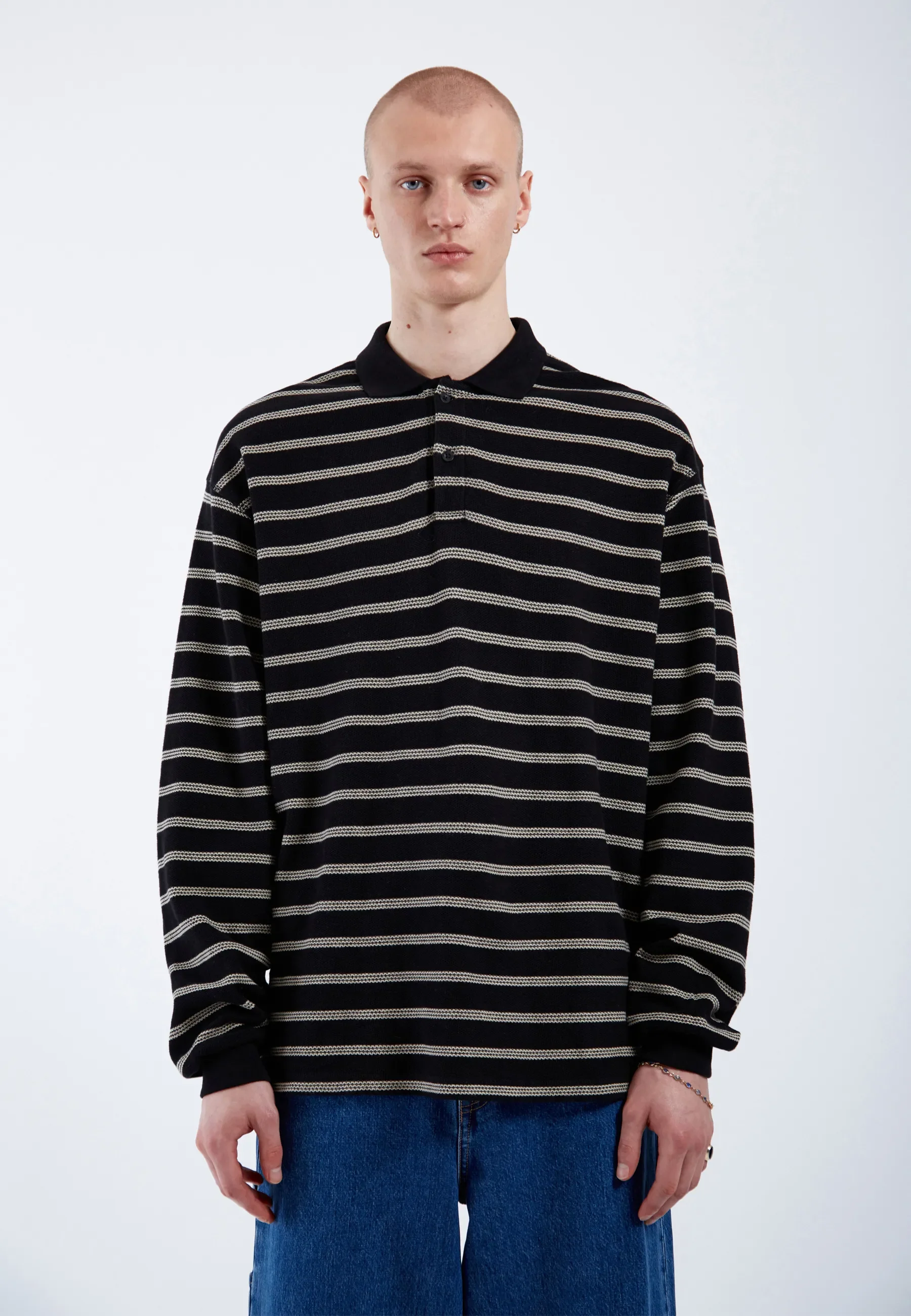 Reno Polo - Black SL Stripe - Image 5