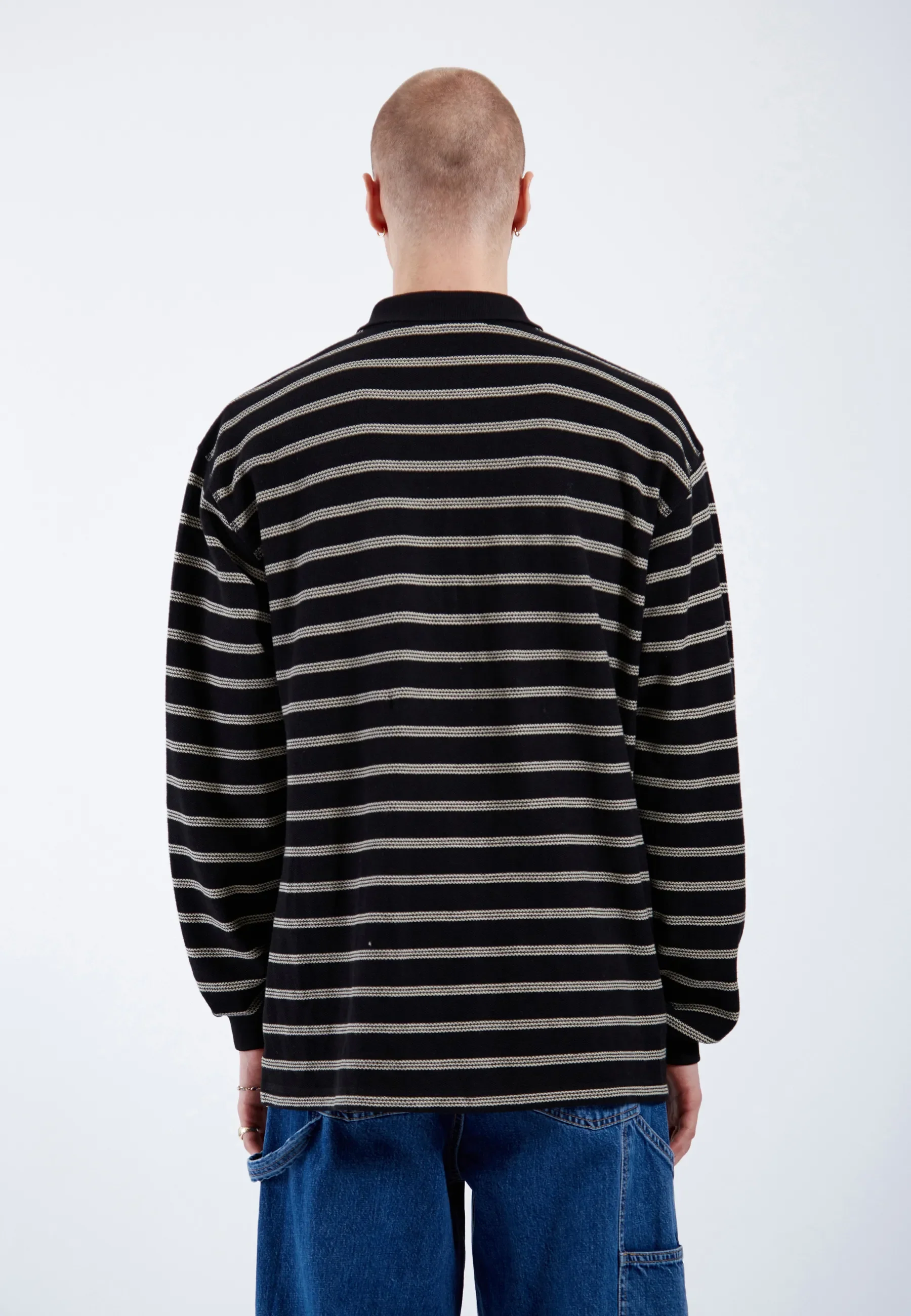 Reno Polo - Black SL Stripe - Image 8