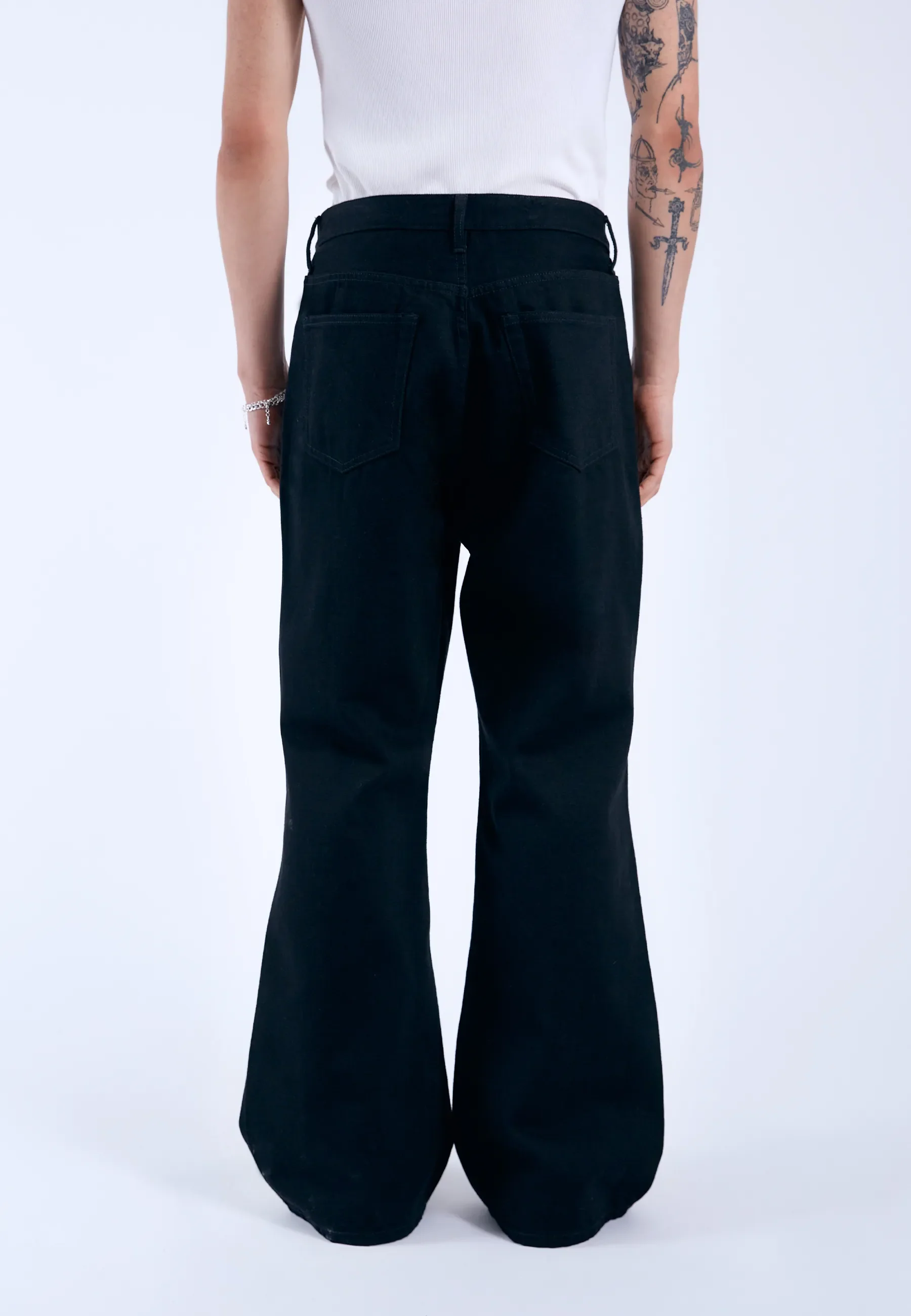 Rift Wide Bootcut - Black - Image 6