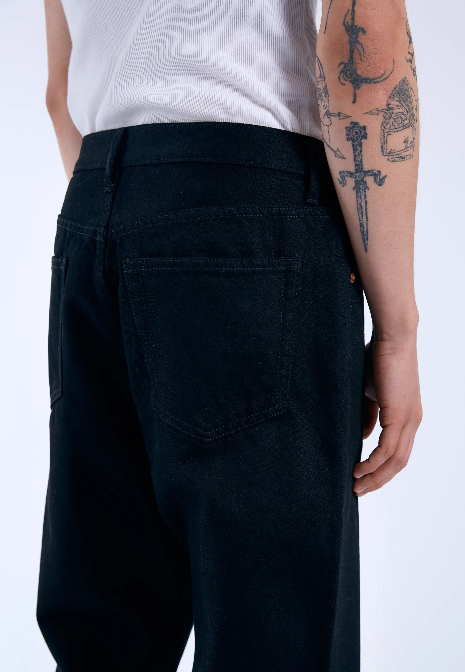 Rift Wide Bootcut - Black - Image 7