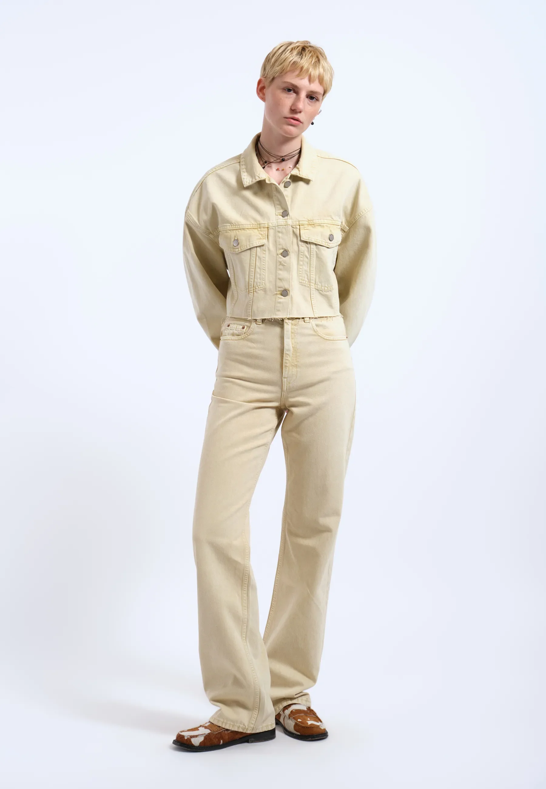 Sandi Jacket - Buff Yellow - Image 3