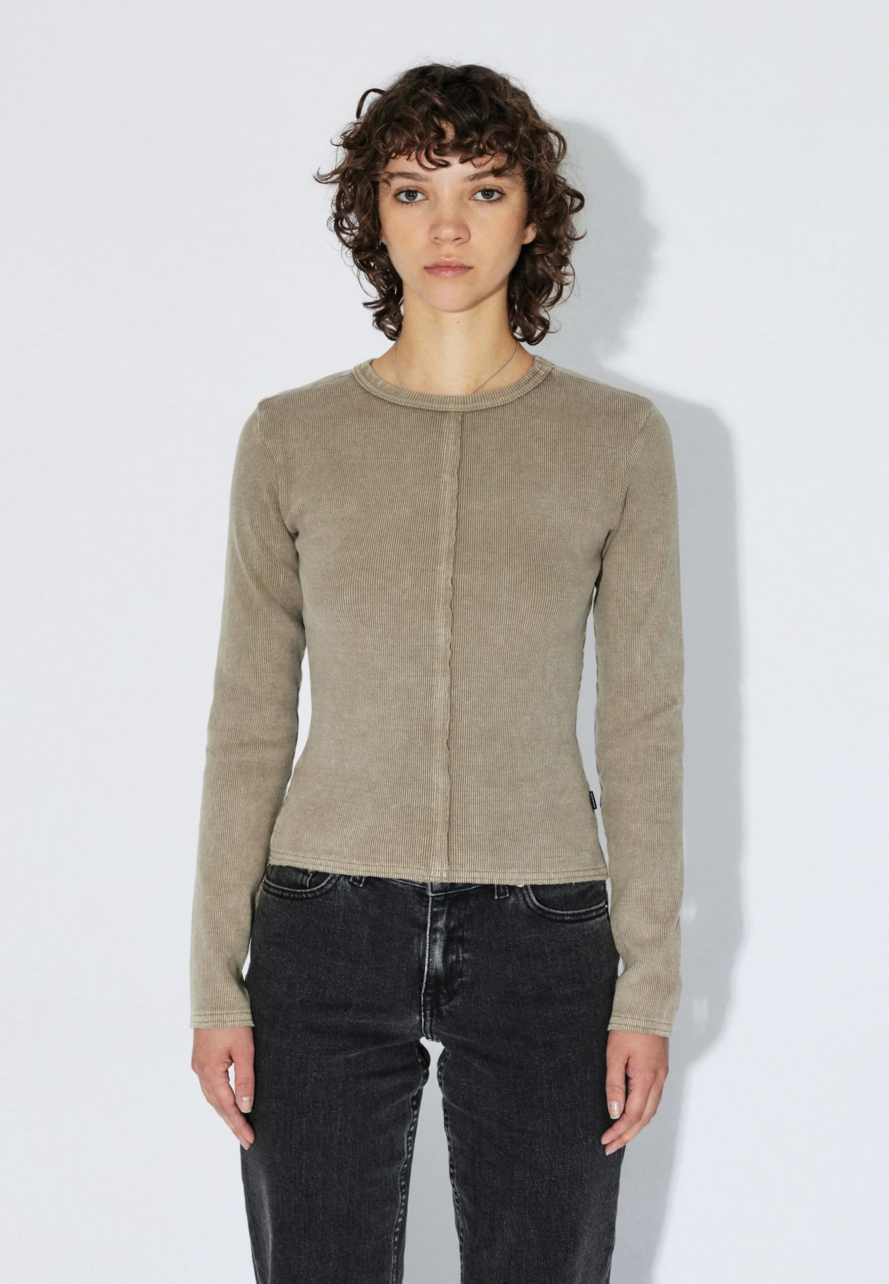 Stella Rib - Washed Khaki - Image 6