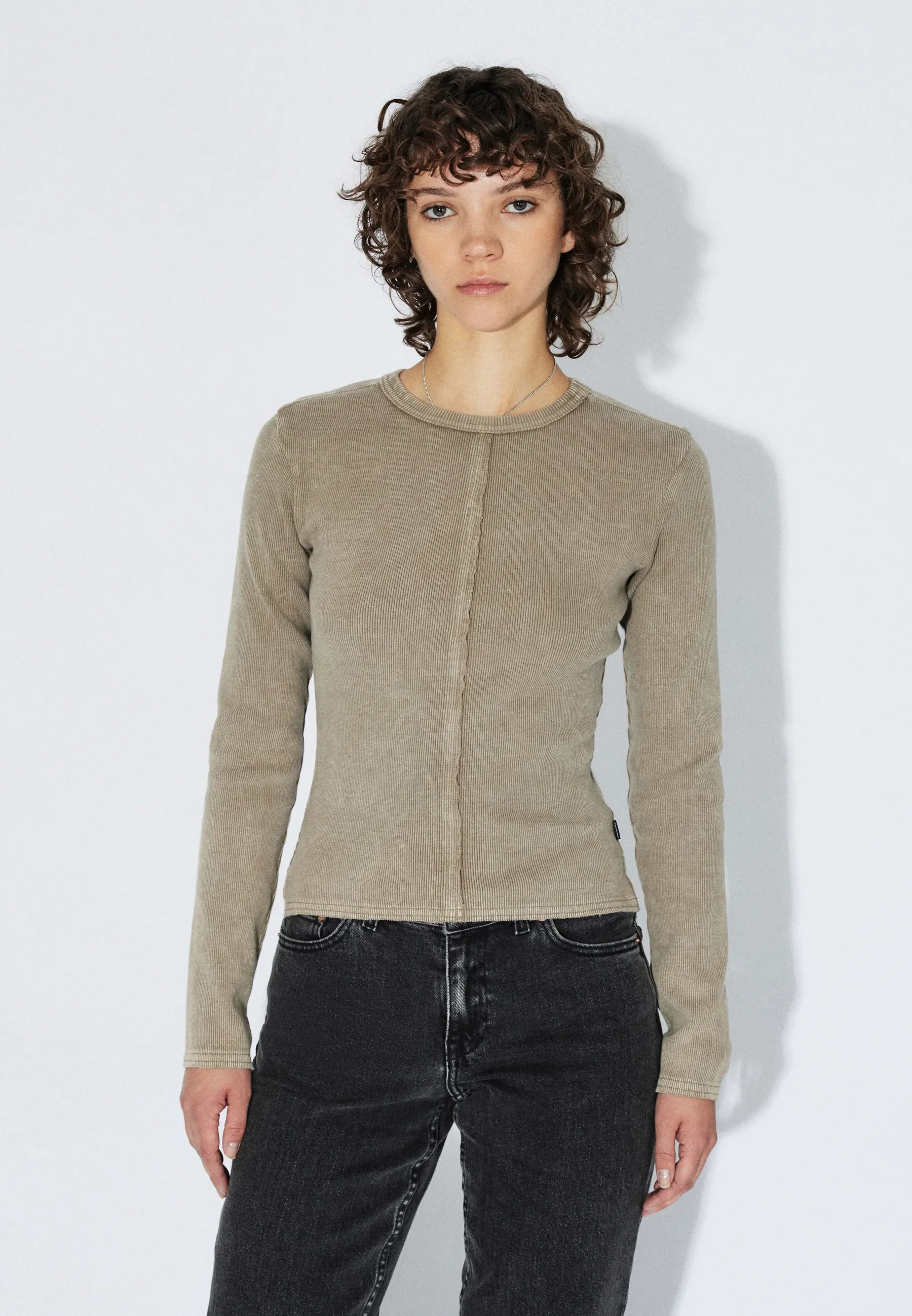 Stella Rib - Washed Khaki - Image 7