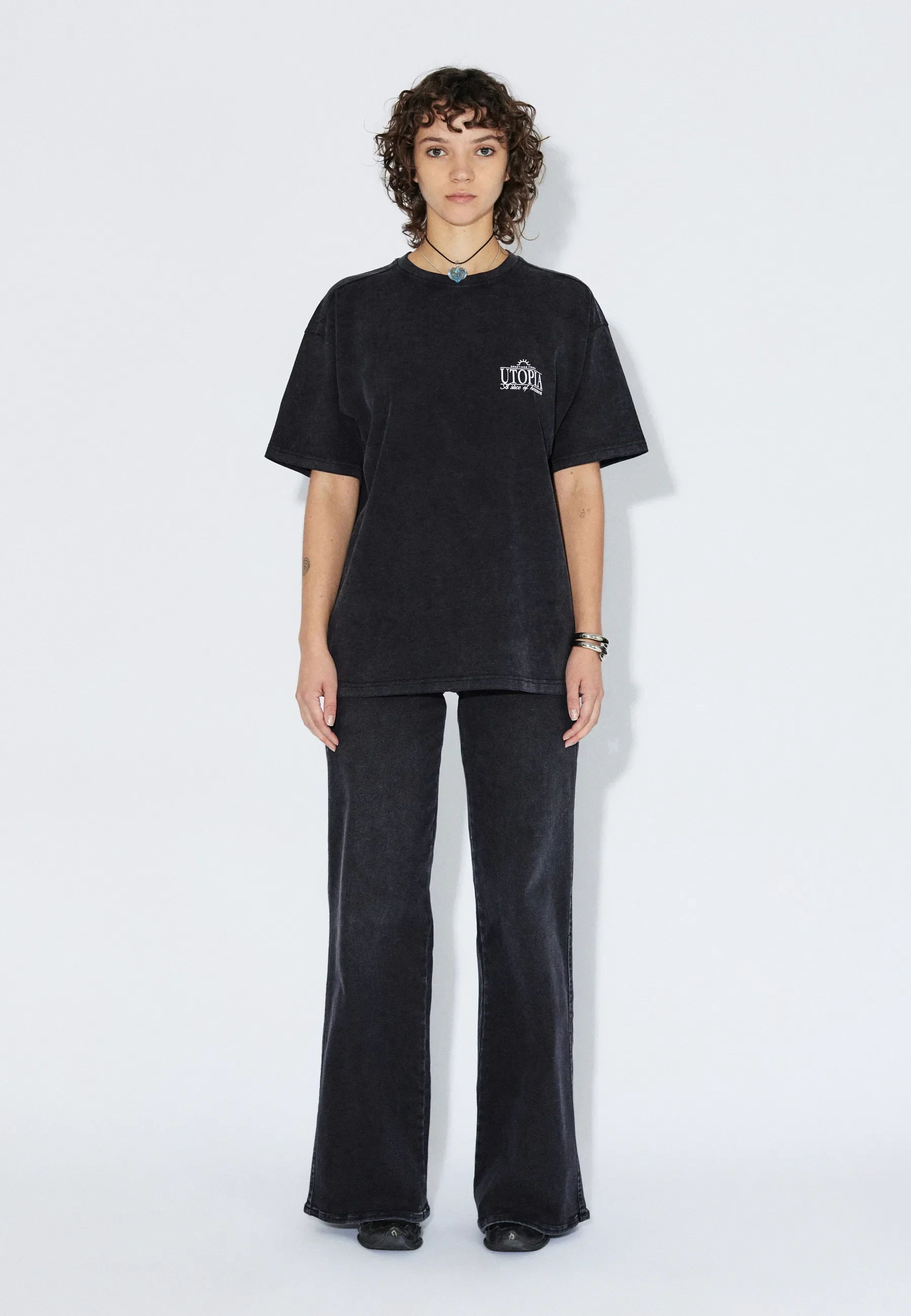 Trooper Tee - Washed Black Utopia